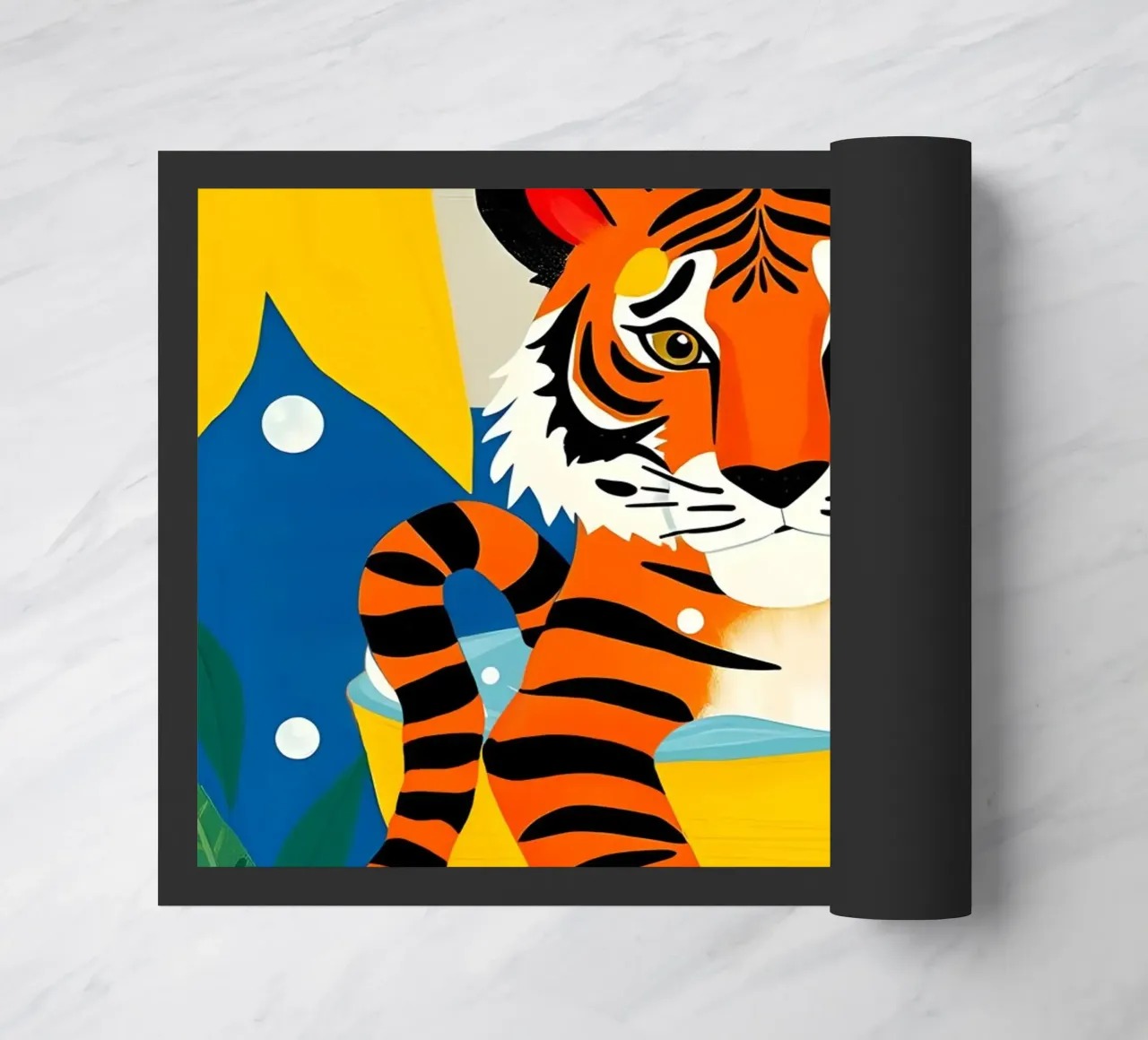 TIGRE NEL BAGNO zerbino da ARTOMATIC