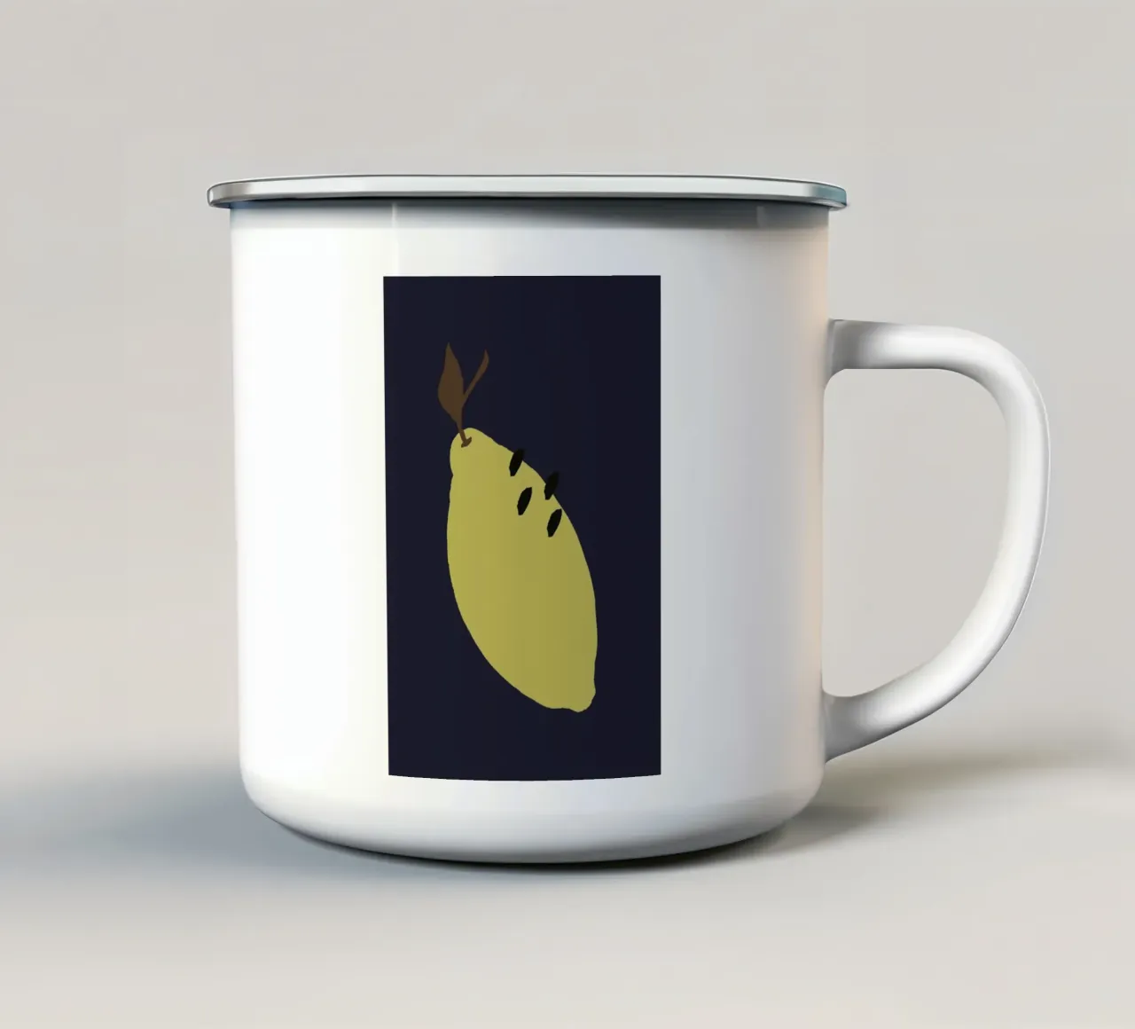 Joyful Fruits - Lemon tazza in smalto da Atelier Mave