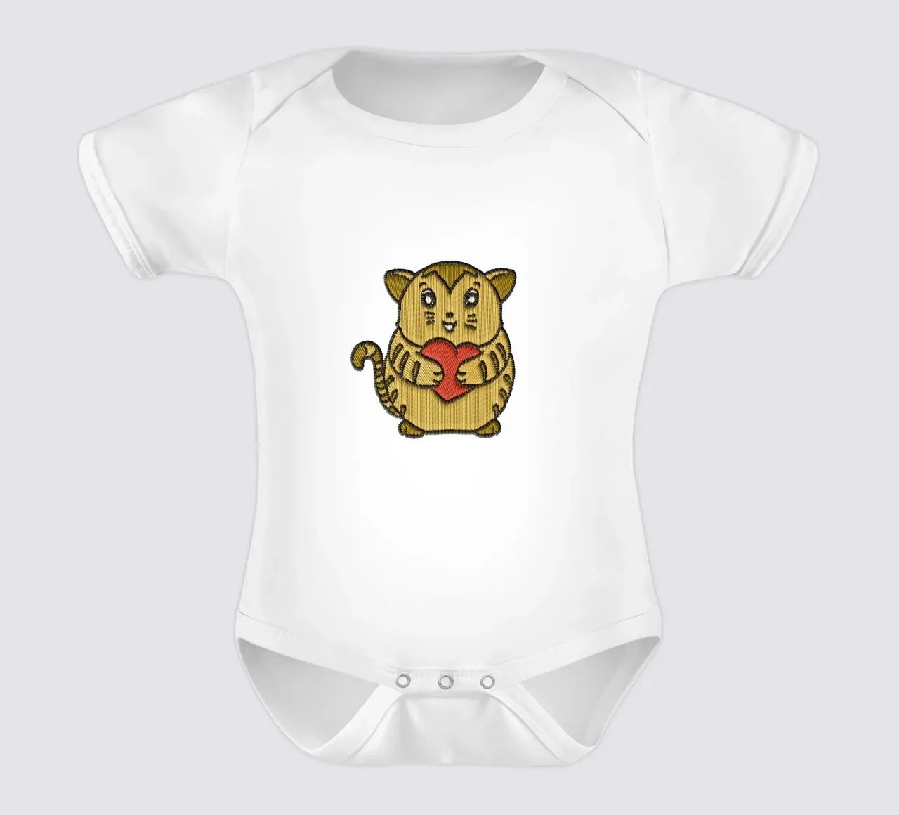 Chat Brun body neonato maniche corte da Rosita Pepita