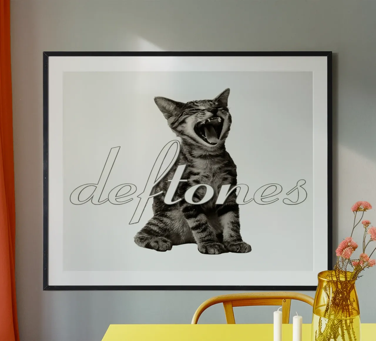 Gatto arrabbiato poster da Musc-Fav