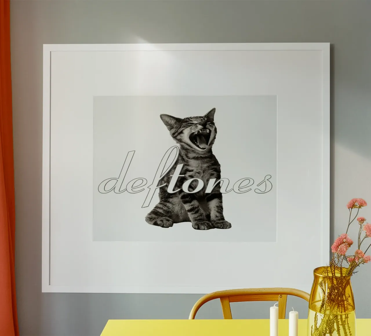 Gatto arrabbiato poster da Musc-Fav