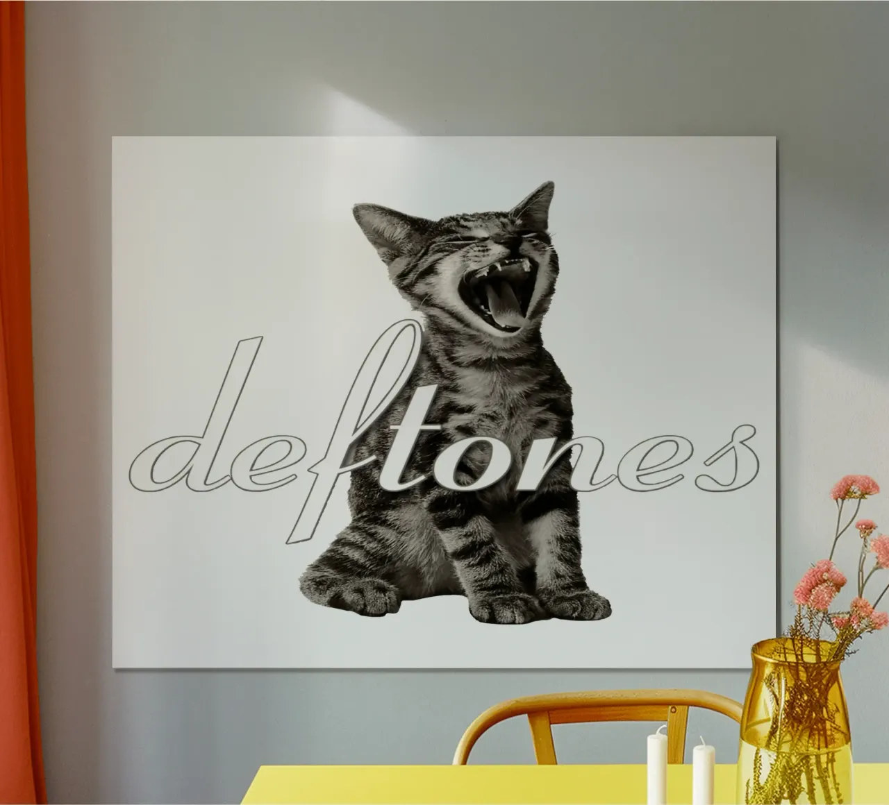 Gatto arrabbiato poster da Musc-Fav