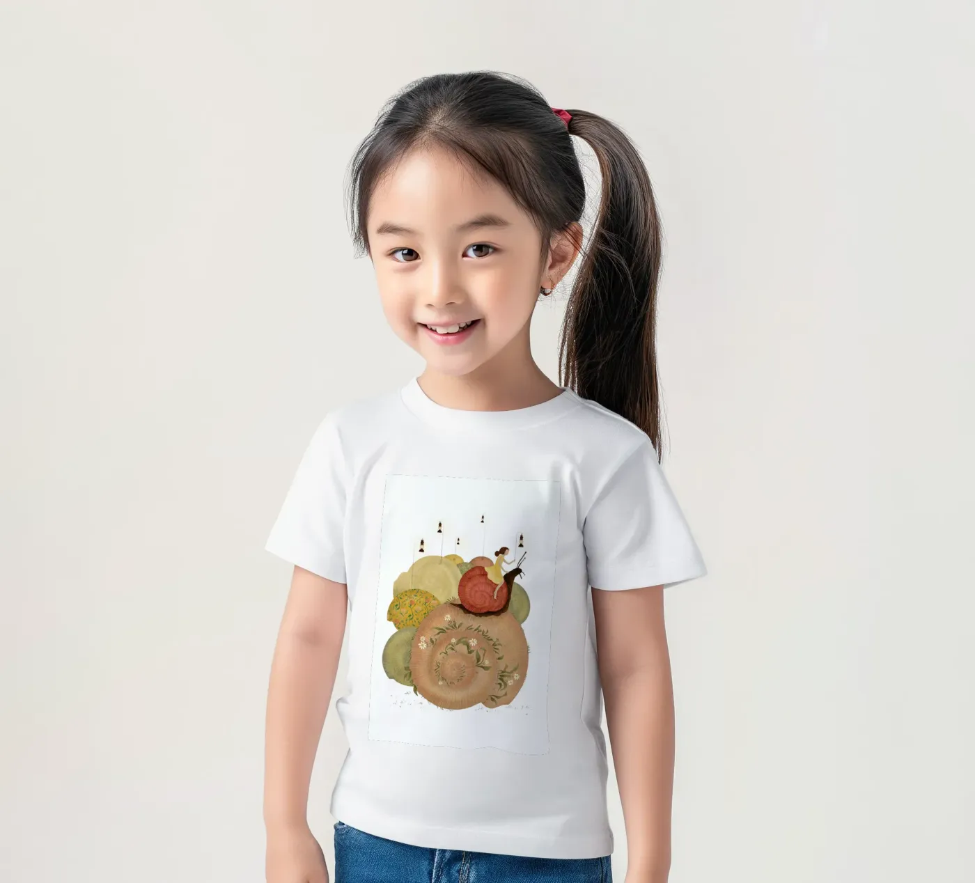Snails t-shirt bambini da Amalia Restrepo