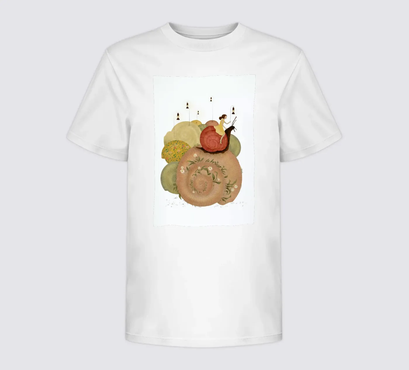 Snails t-shirt bambini da Amalia Restrepo