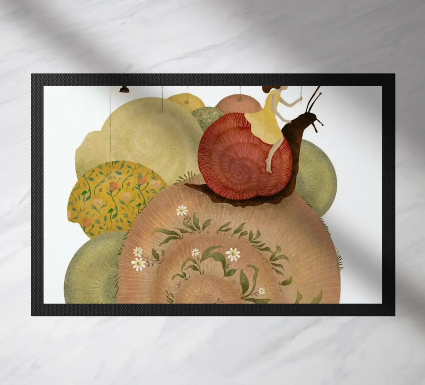 Snails deurmat van Amalia Restrepo