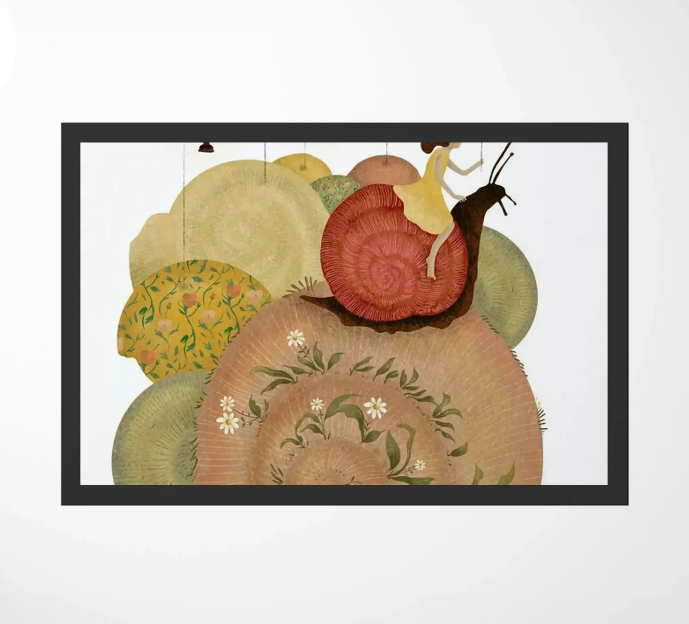 Snails doormat by Amalia Restrepo