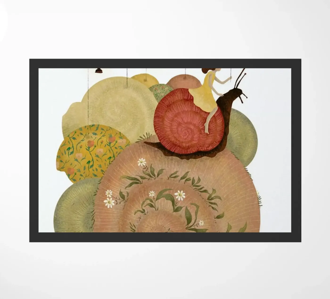 Snails deurmat van Amalia Restrepo