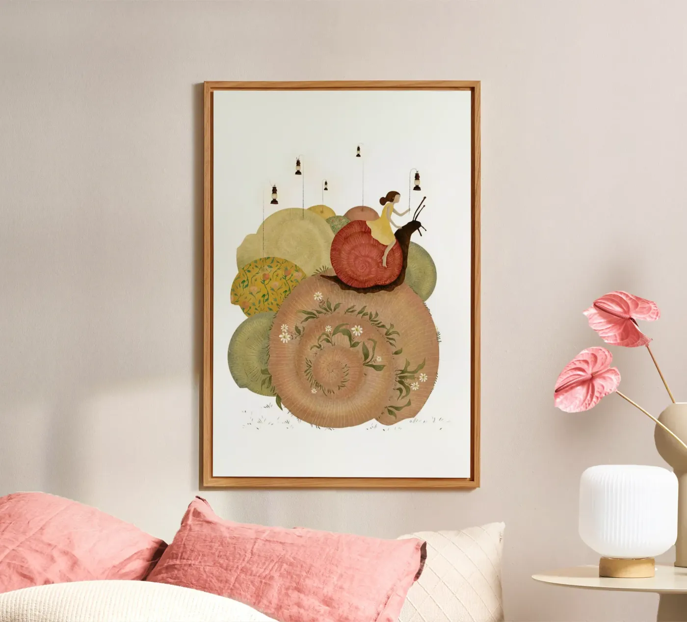 Snails forex plate by Amalia Restrepo