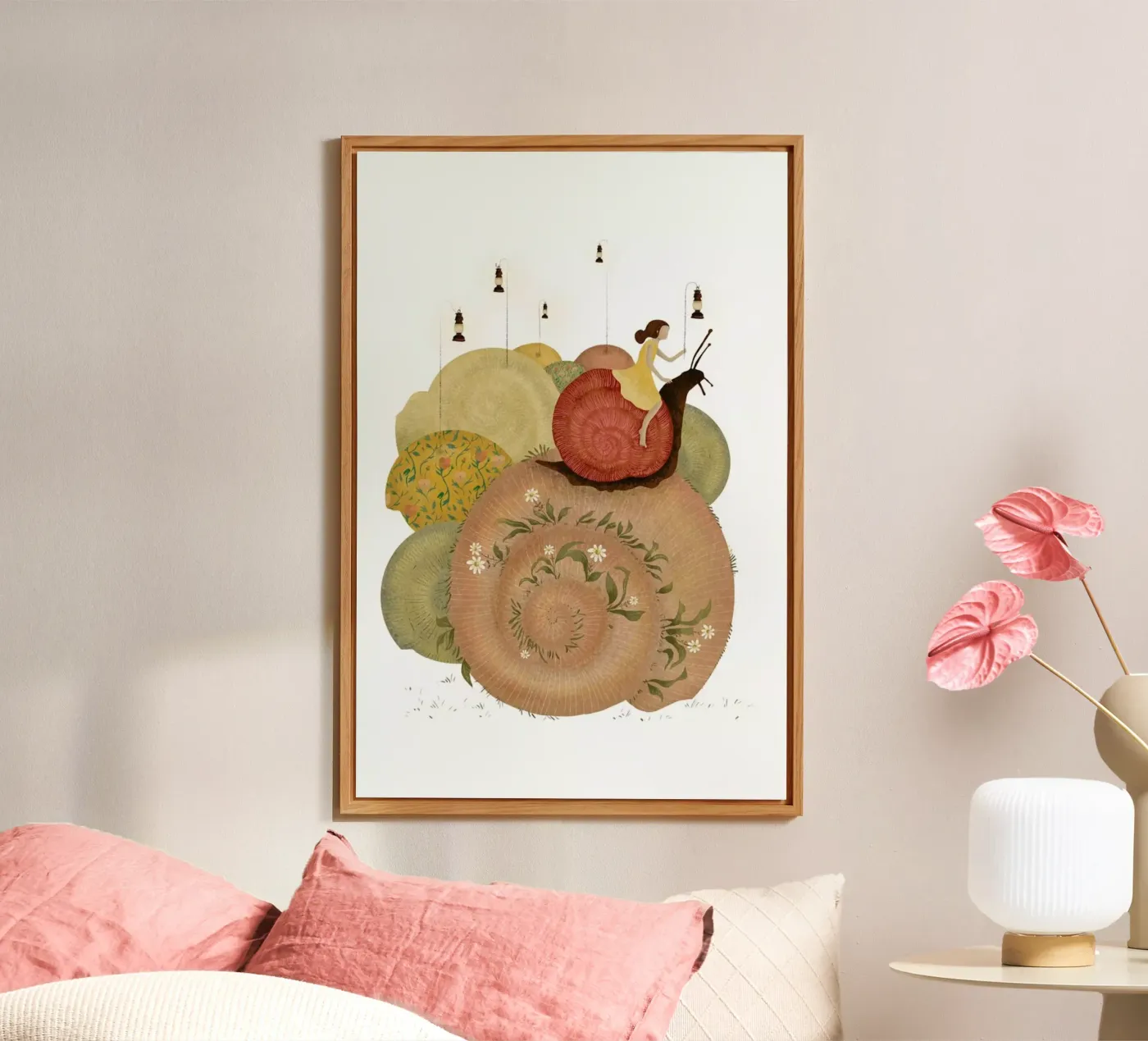 Snails alluminio dibond da Amalia Restrepo