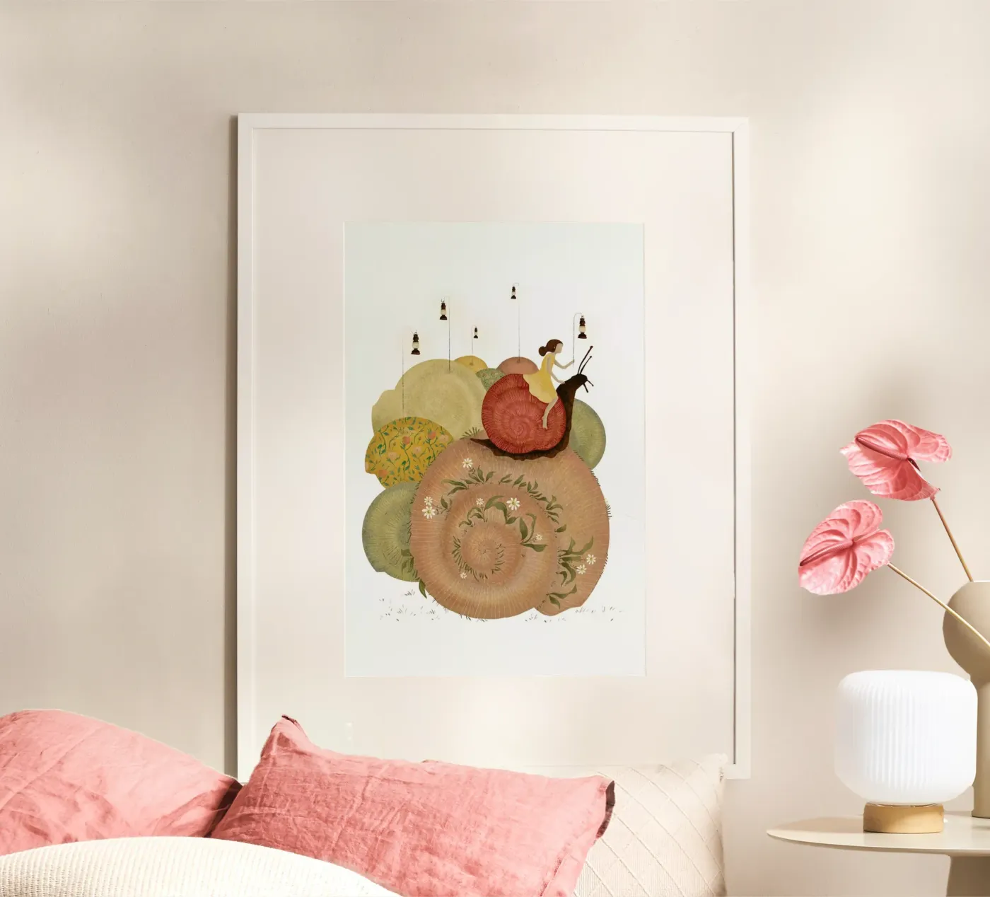 Snails poster van Amalia Restrepo