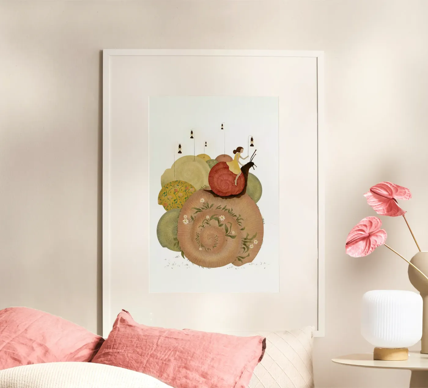 Snails poster da Amalia Restrepo