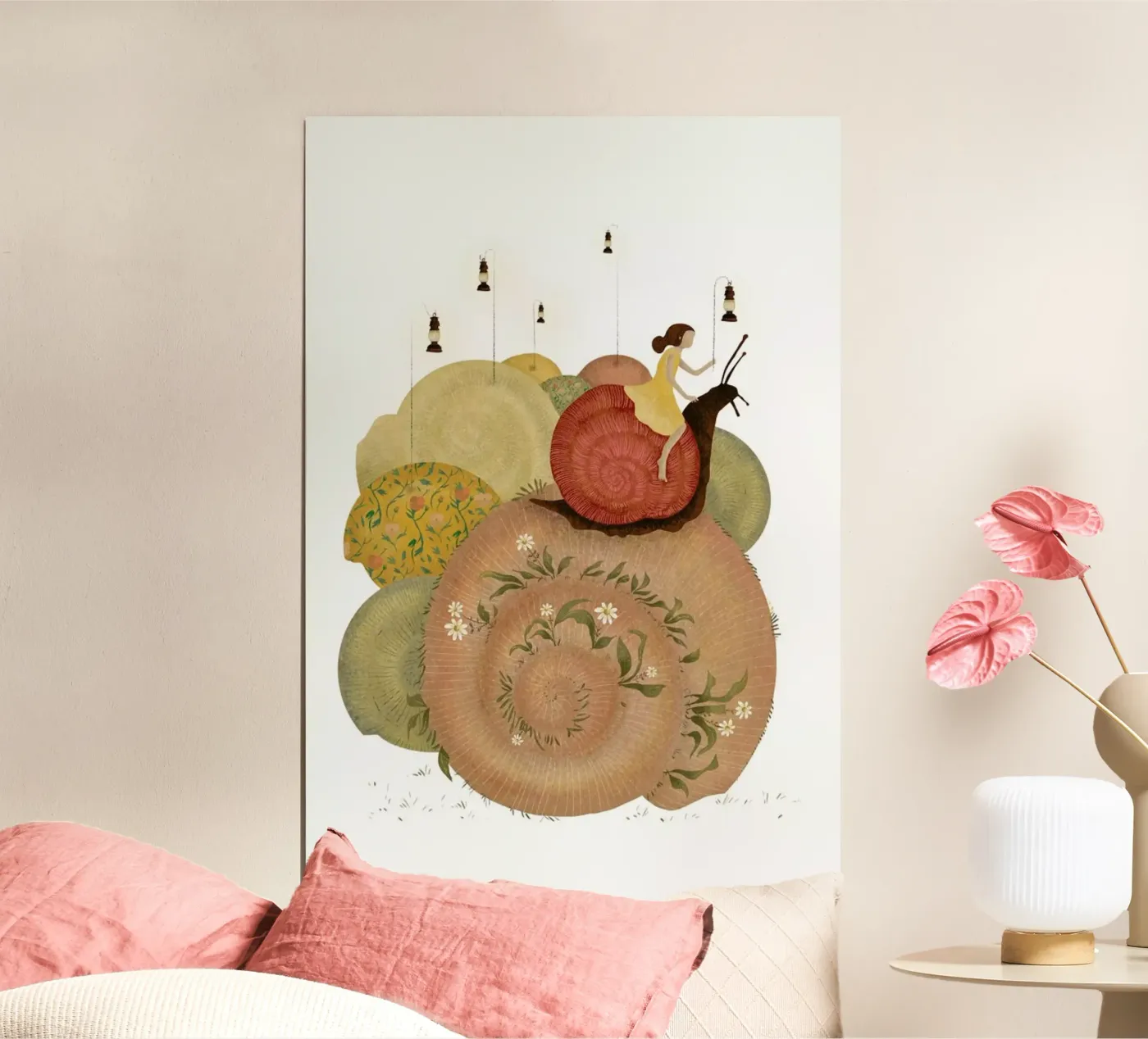 Snails poster van Amalia Restrepo