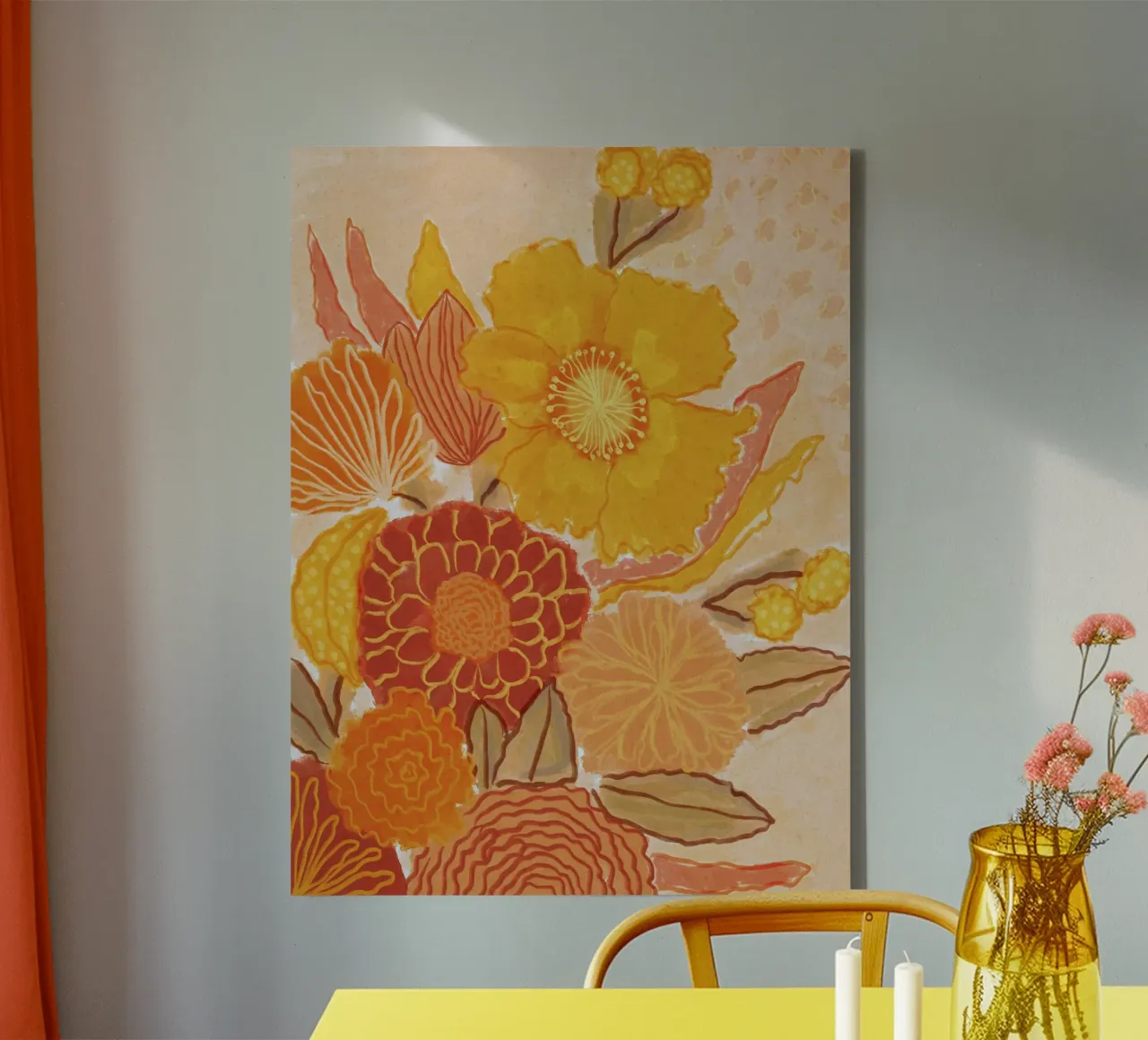 Magic Bouquet canvas by Alisa Galitsyna