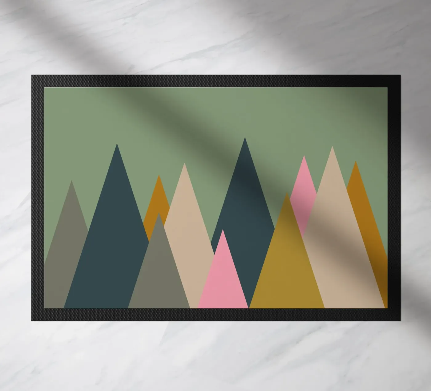 Frühlingslandschaft Fußmatte von Rose Beck Art