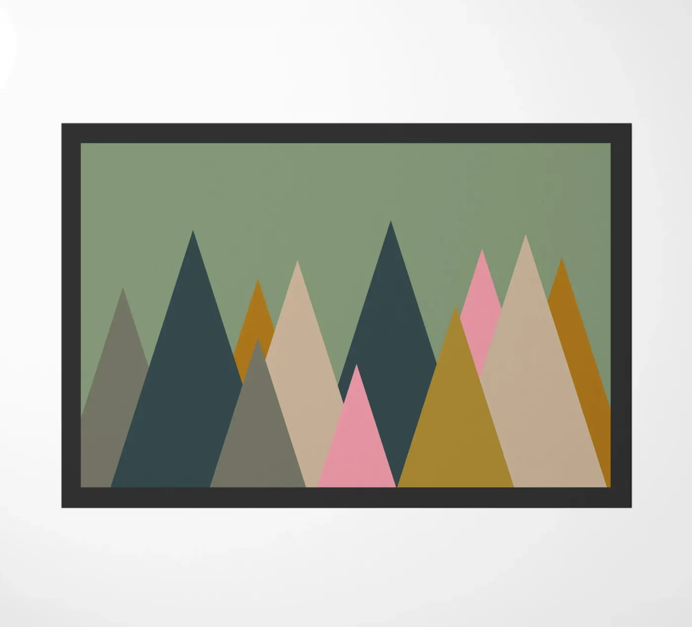 Frühlingslandschaft Fußmatte von Rose Beck Art