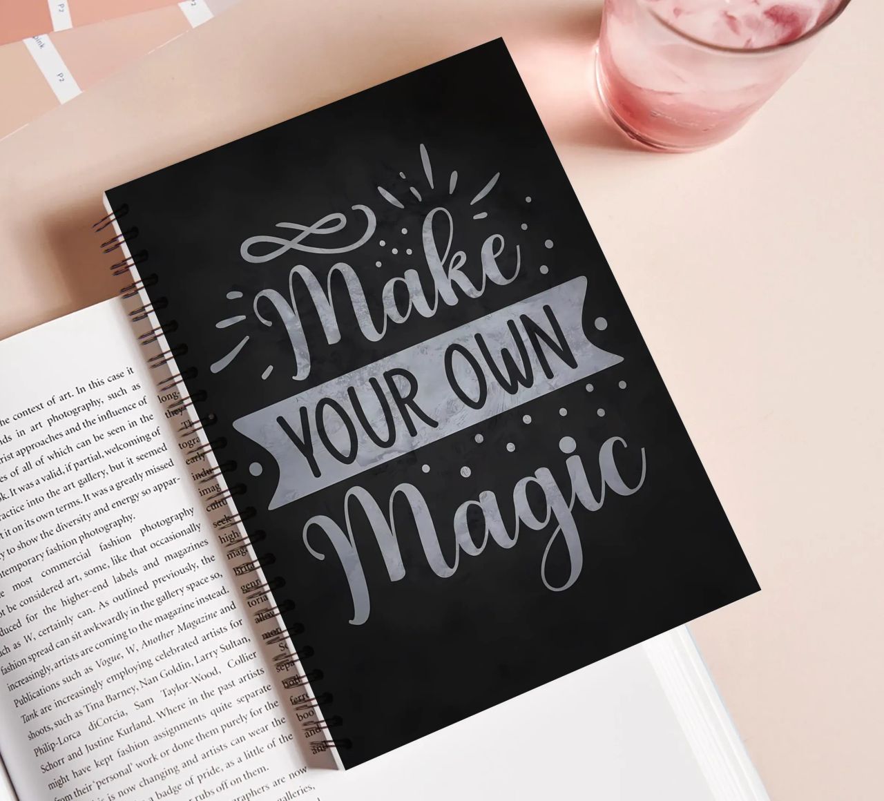 Make Your Own Magic spiral notebook by Raegen