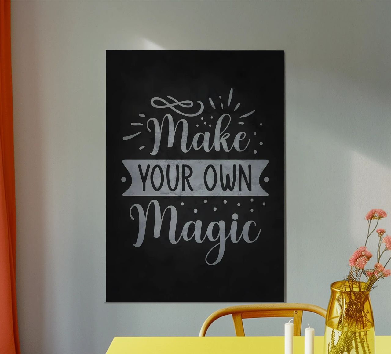 Make Your Own Magic poster with aluminum frame by Raegen