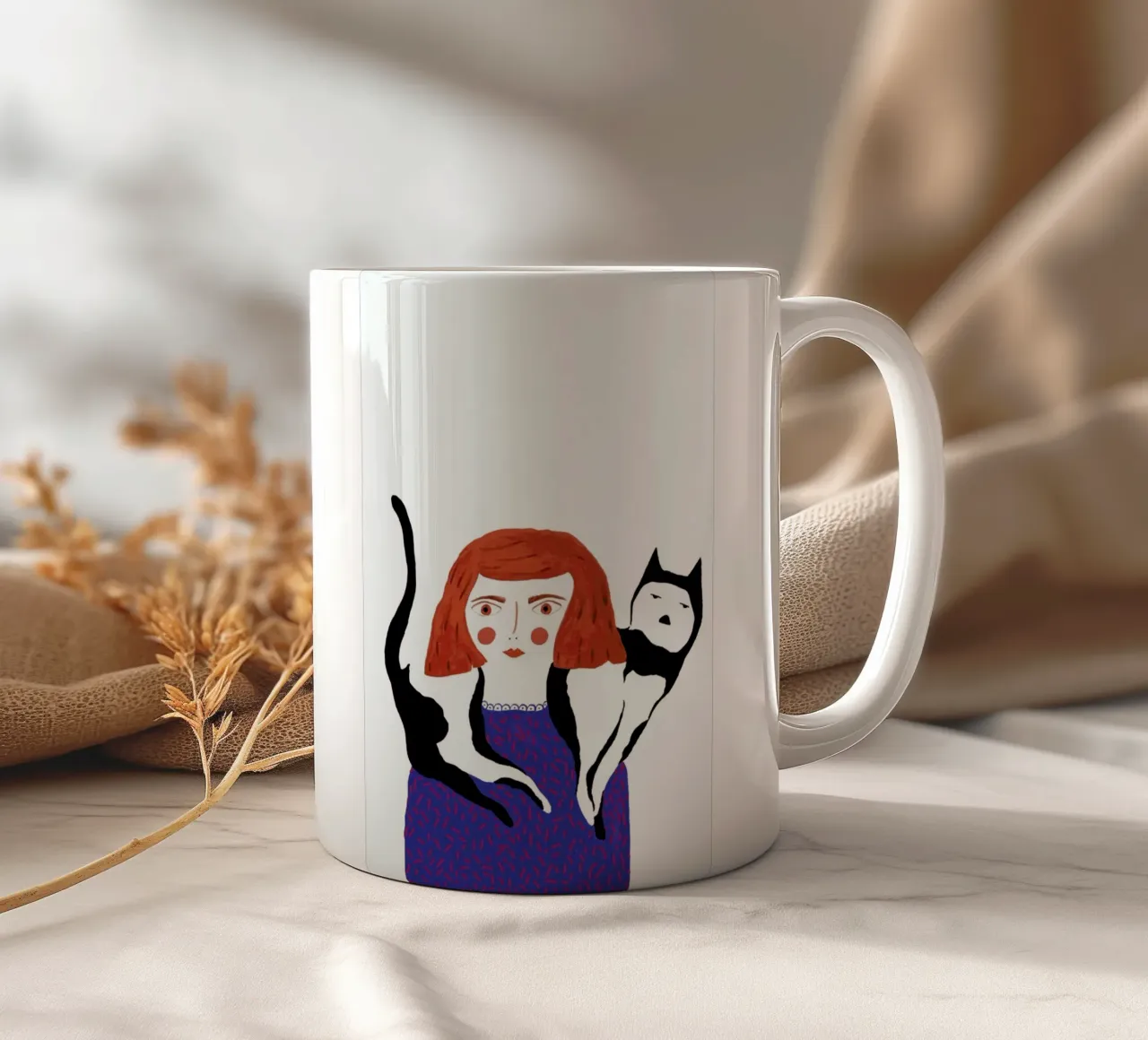 Love is Big tazza in ceramica da Atelier Mave