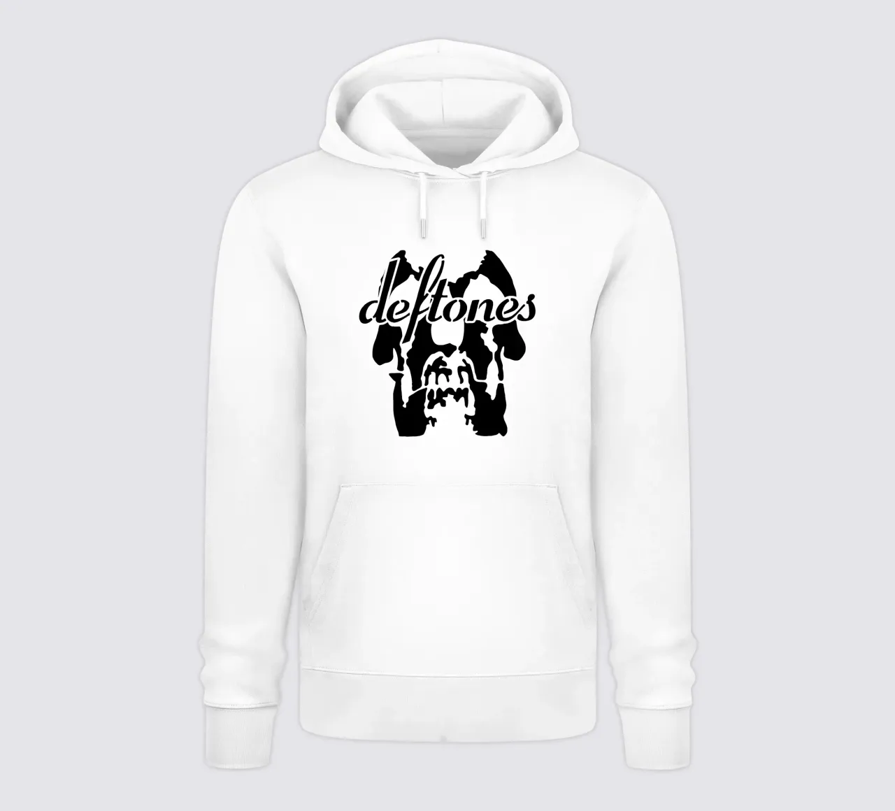Teschio nero felpa con cappuccio da Musc-Fav