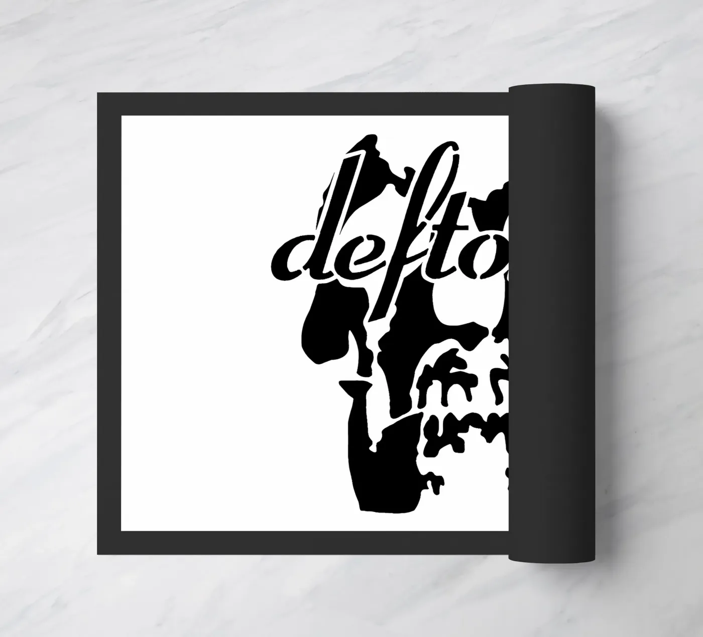Black Skull doormat by Musc-Fav