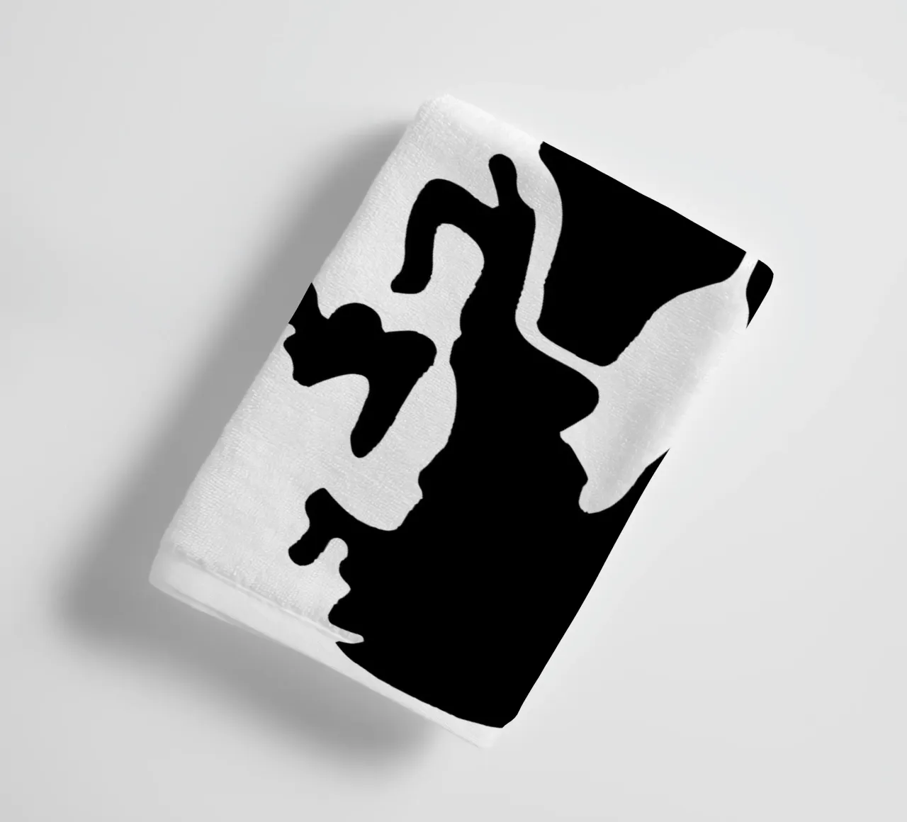 Teschio nero asciugamano da bagno da Musc-Fav