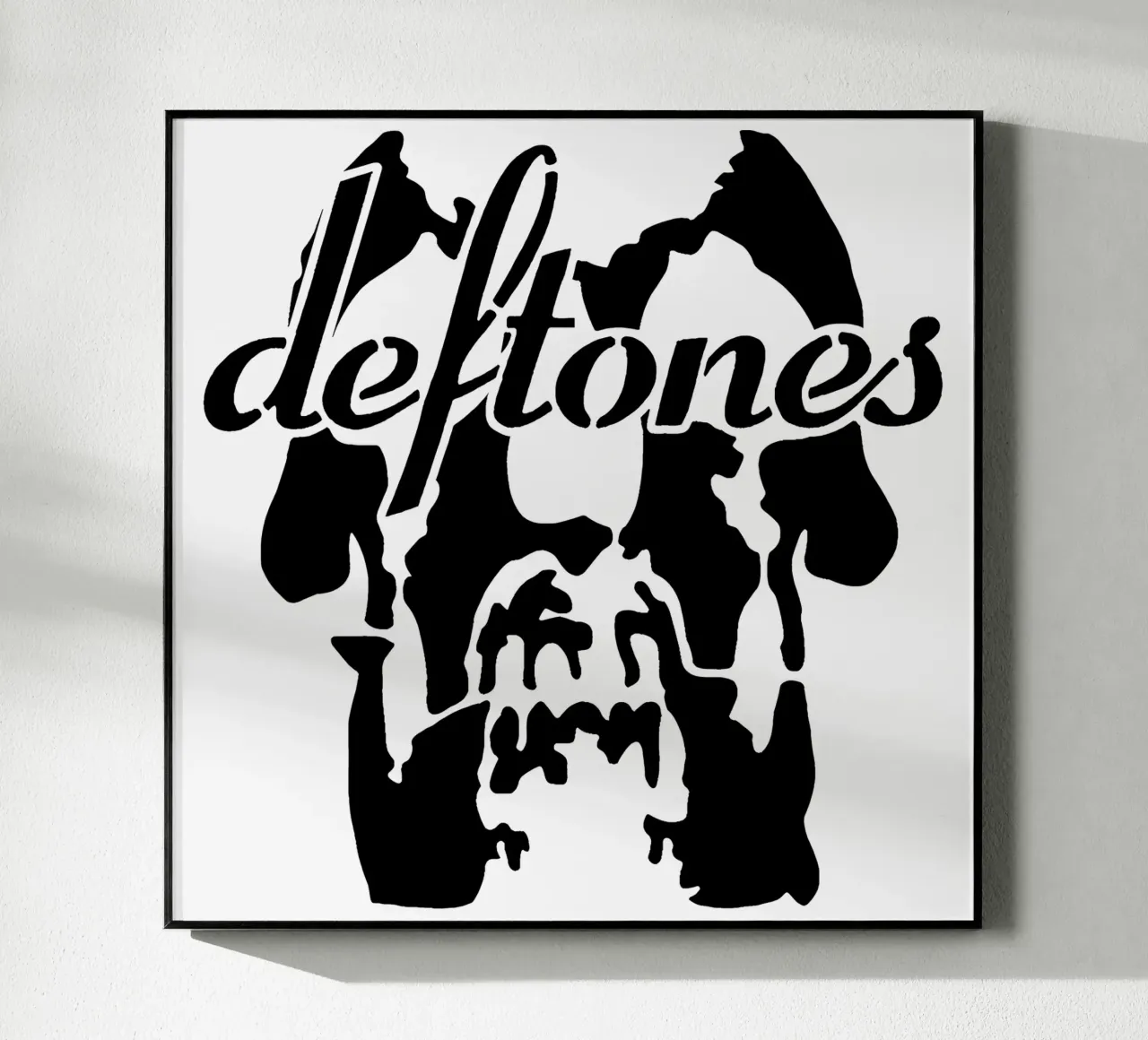 Teschio nero plexiglass da Musc-Fav