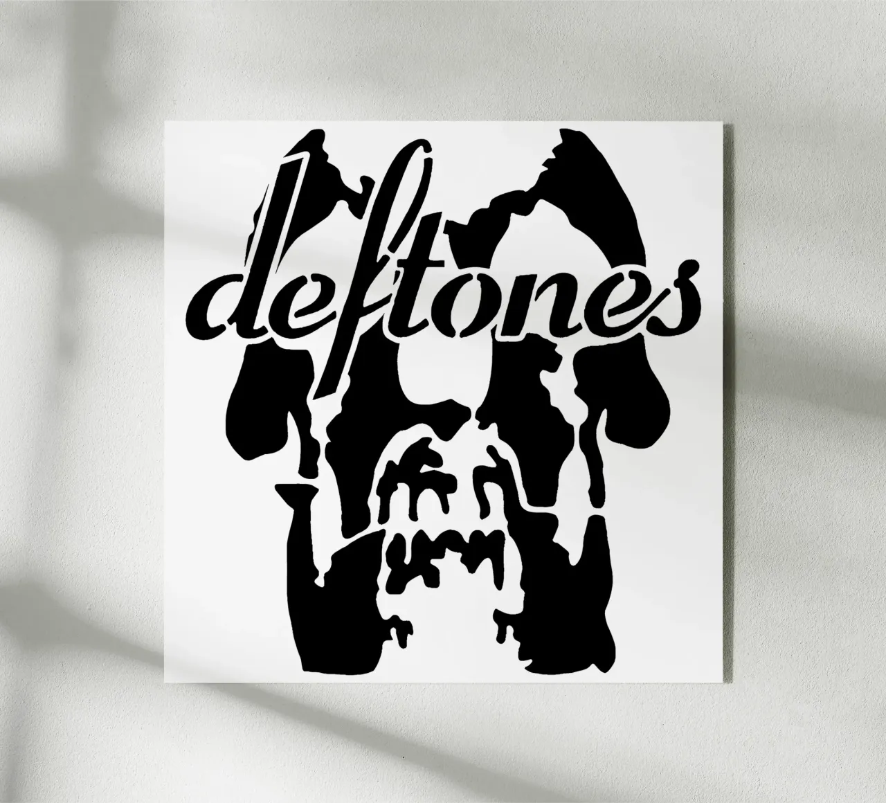 Teschio nero plexiglass da Musc-Fav