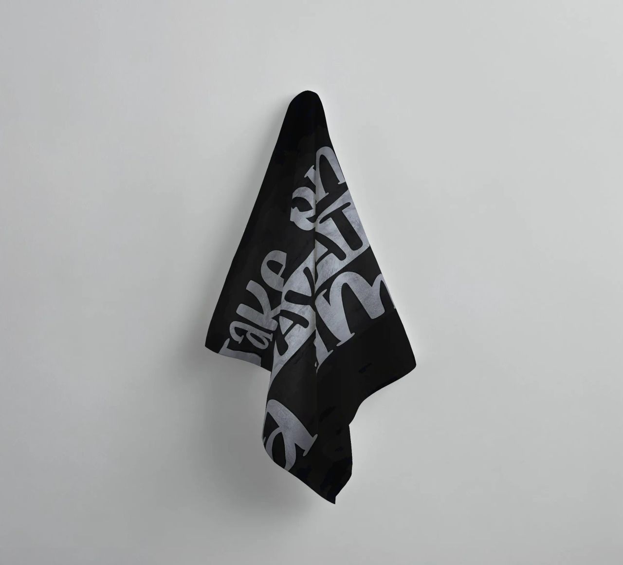 Take One Day At A Time towel by Raegen