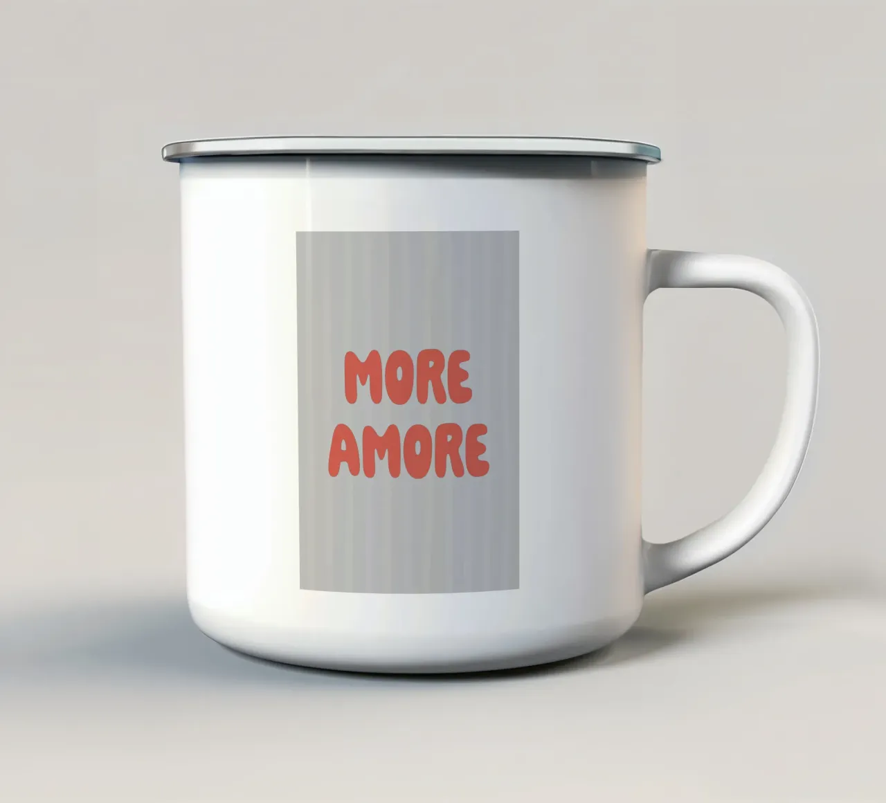 More Amore taza de esmalte de pv design
