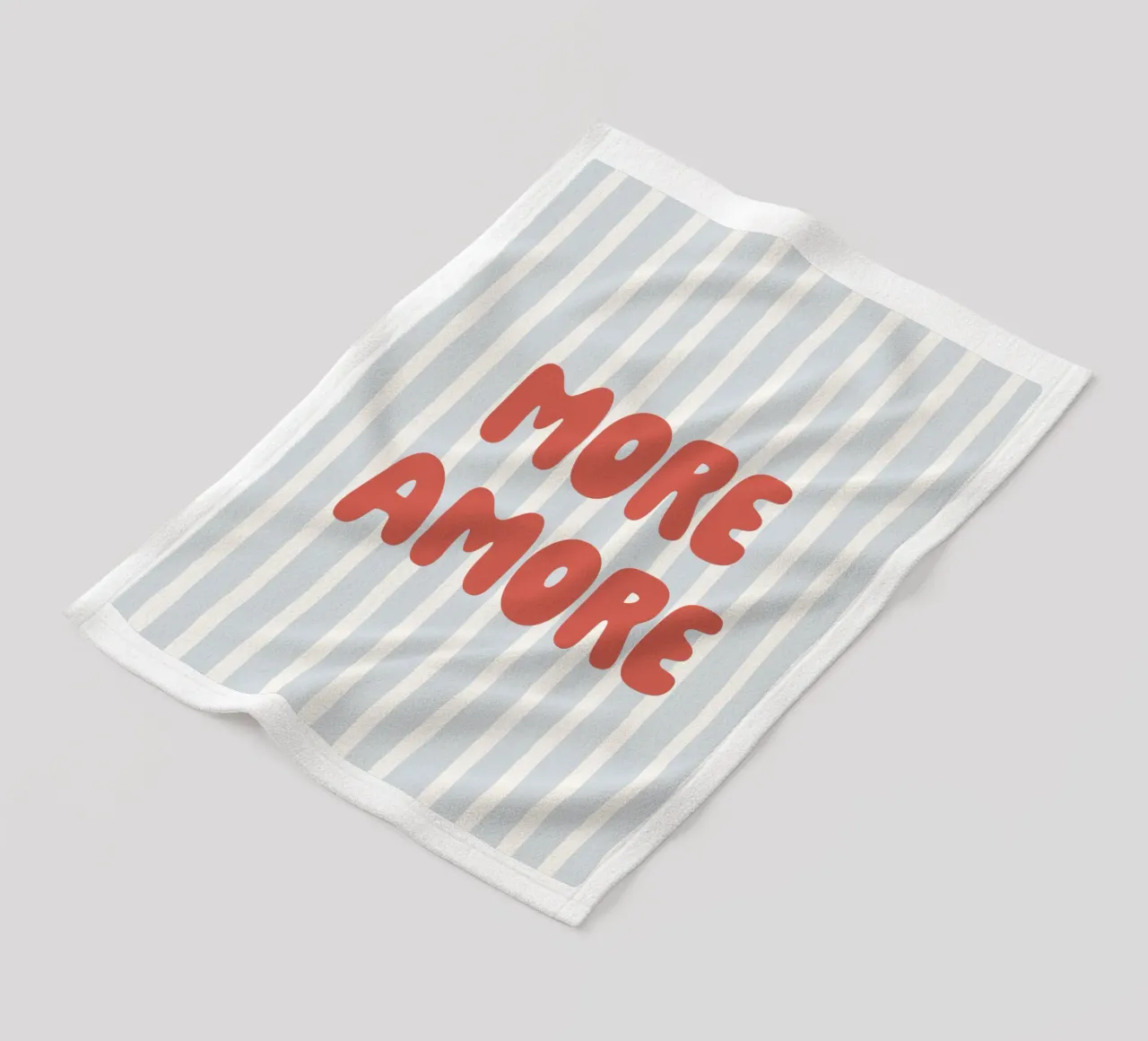 More Amore fleece blanket by we line studio - design