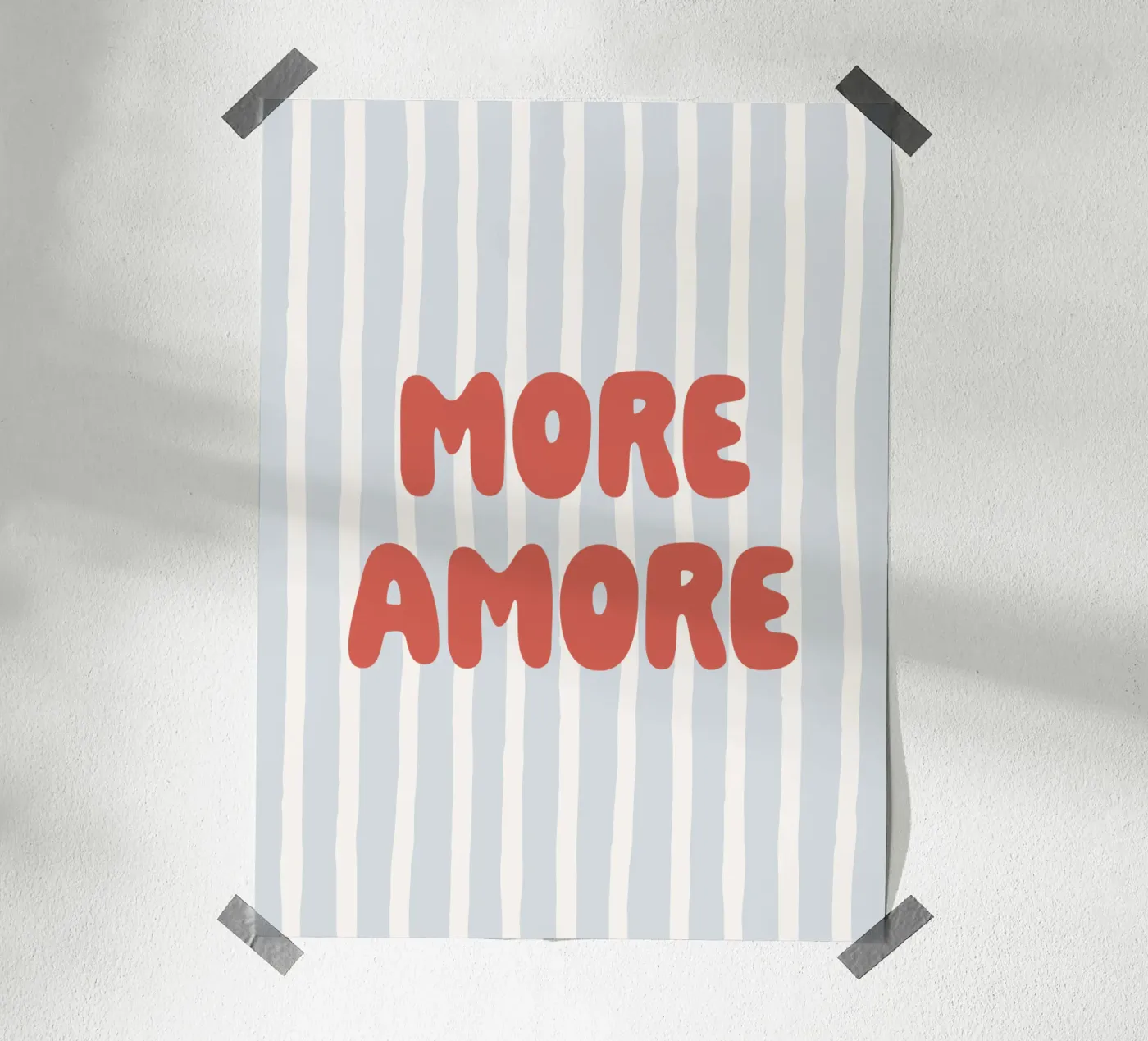 More Amore poster da we line studio - design