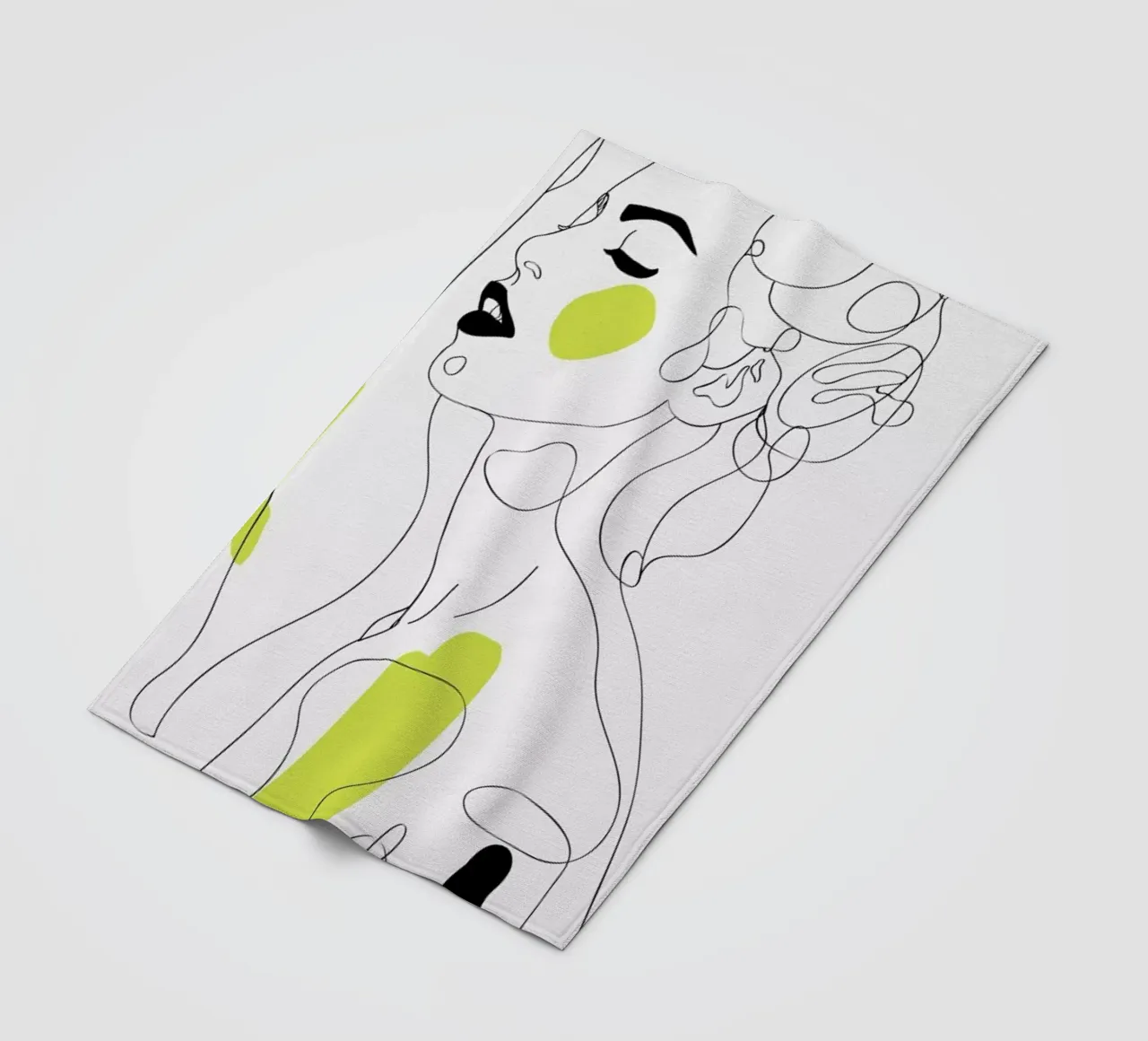 One Line Girl Part 2 coperta in pile da Nettsch