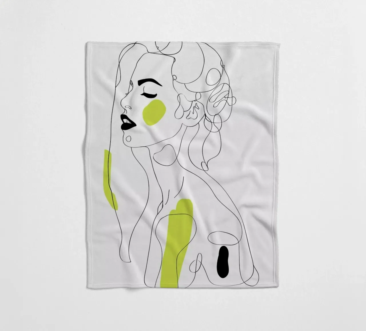 One Line Girl Part 2 coperta in pile da Nettsch