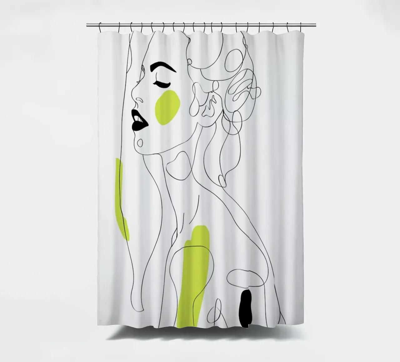 One Line Girl Part 2 tenda da doccia da Nettsch