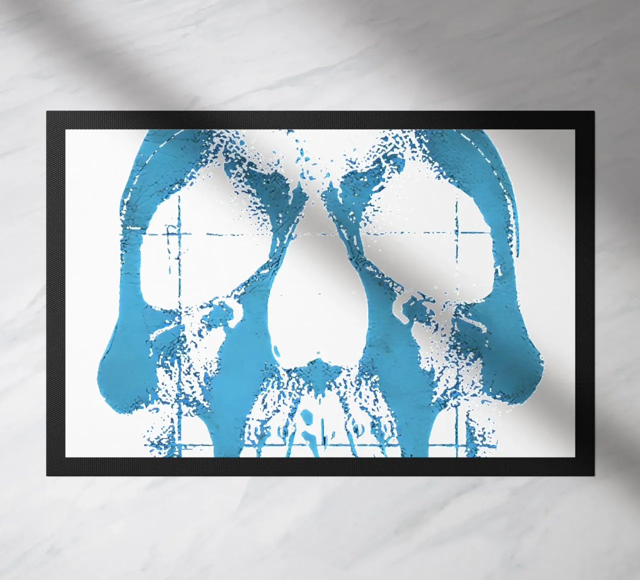 Teschio blu zerbino da Musc-Fav