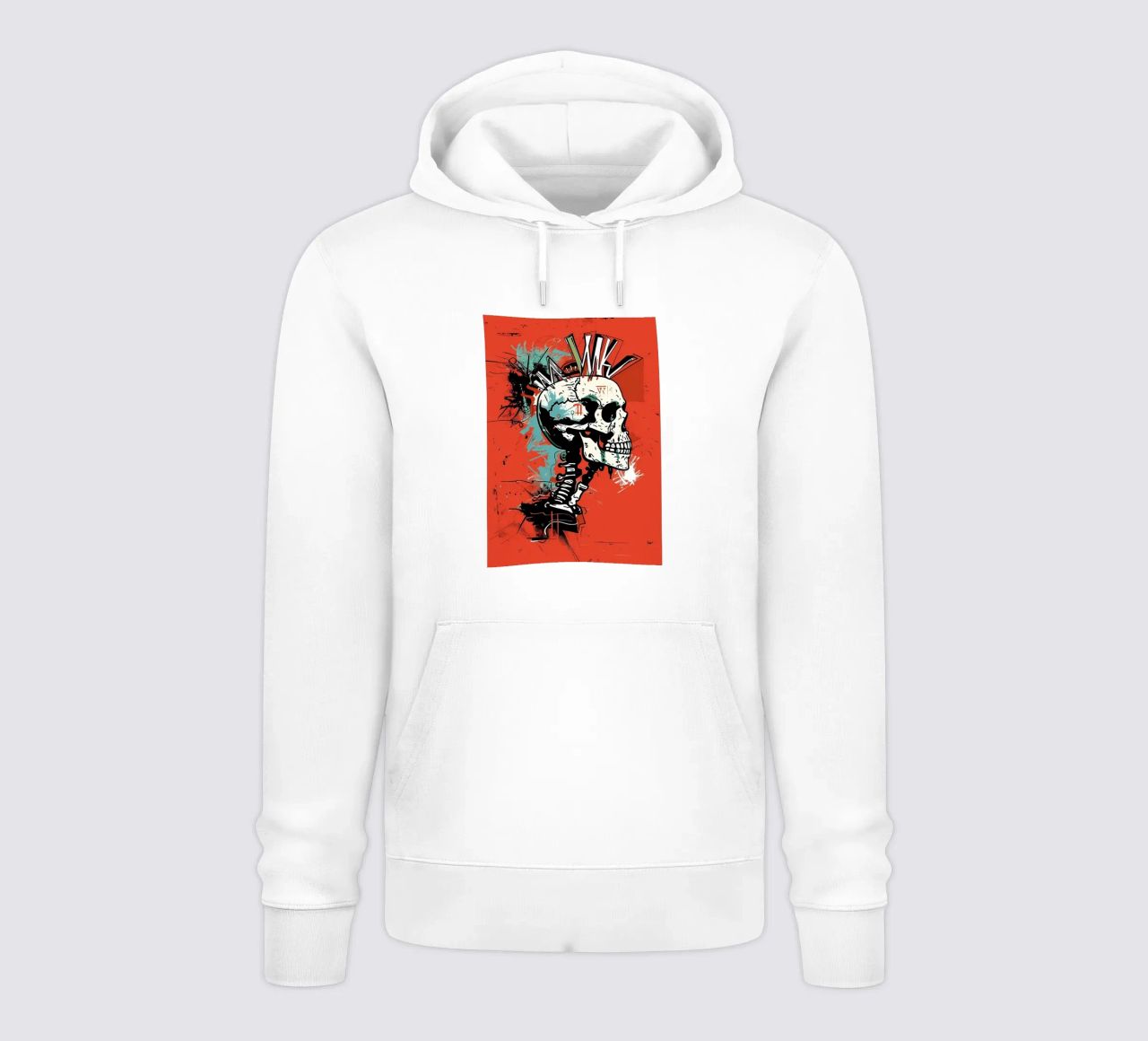 Cranio appuntito felpa con cappuccio da Caeson
