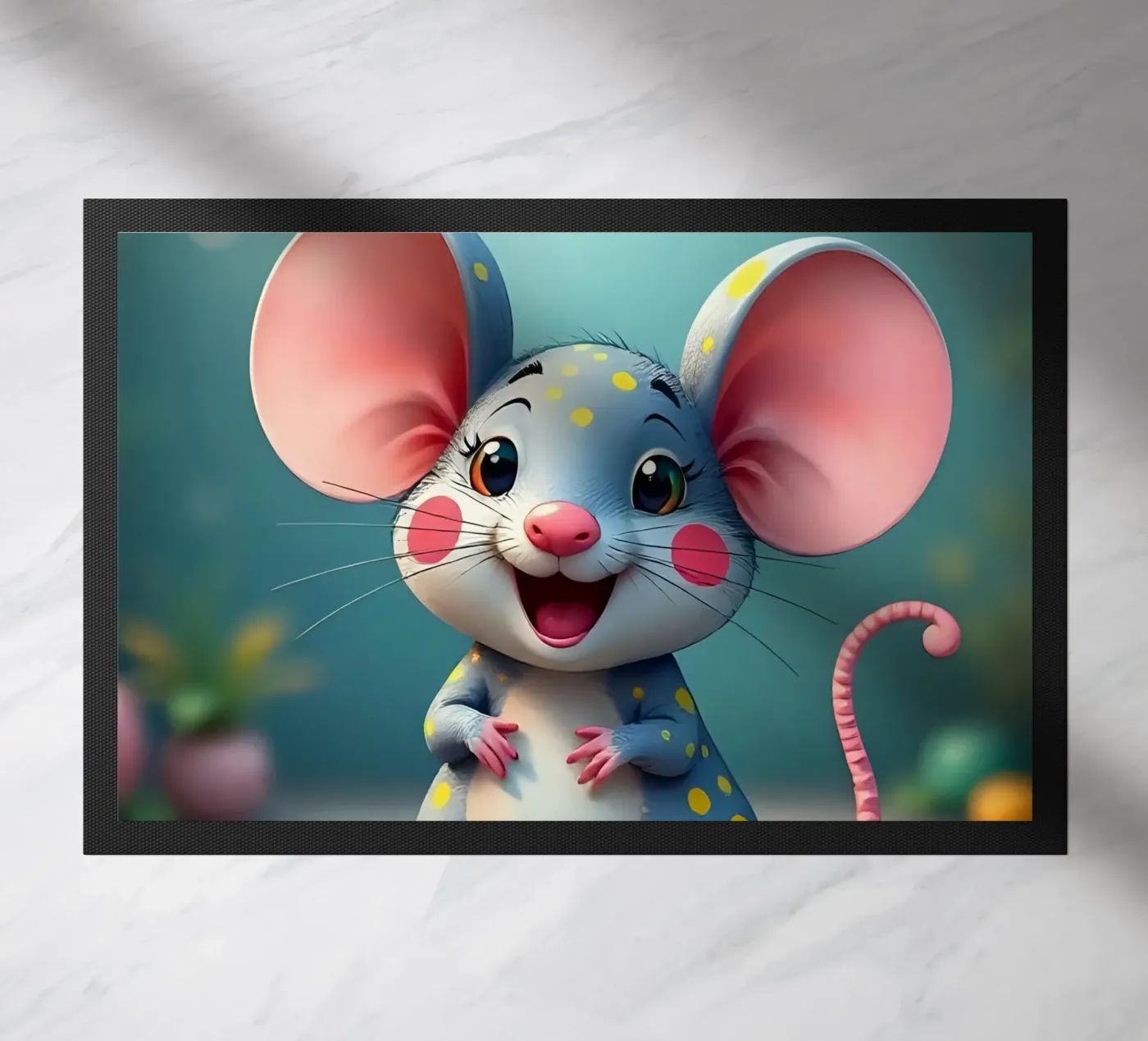 Muis_4 deurmat van Tierisch bunt by LK