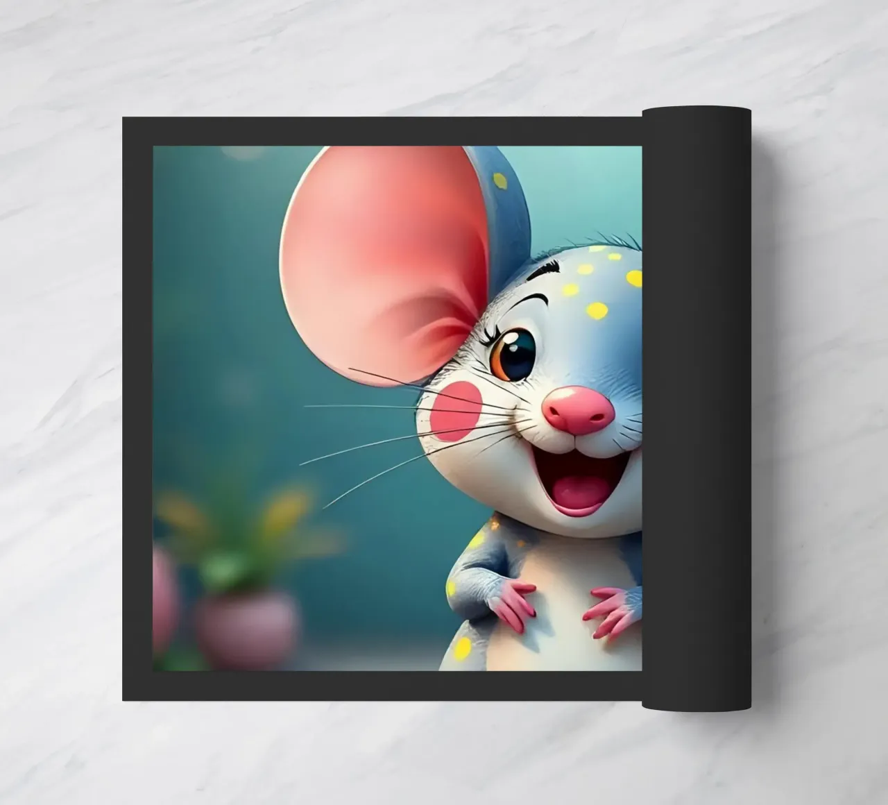 Mouse_4 doormat by Tierisch bunt by LK