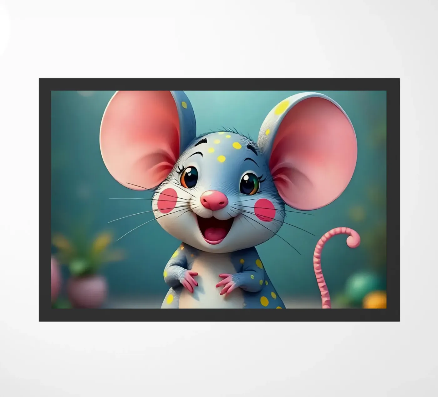 Muis_4 deurmat van Tierisch bunt by LK