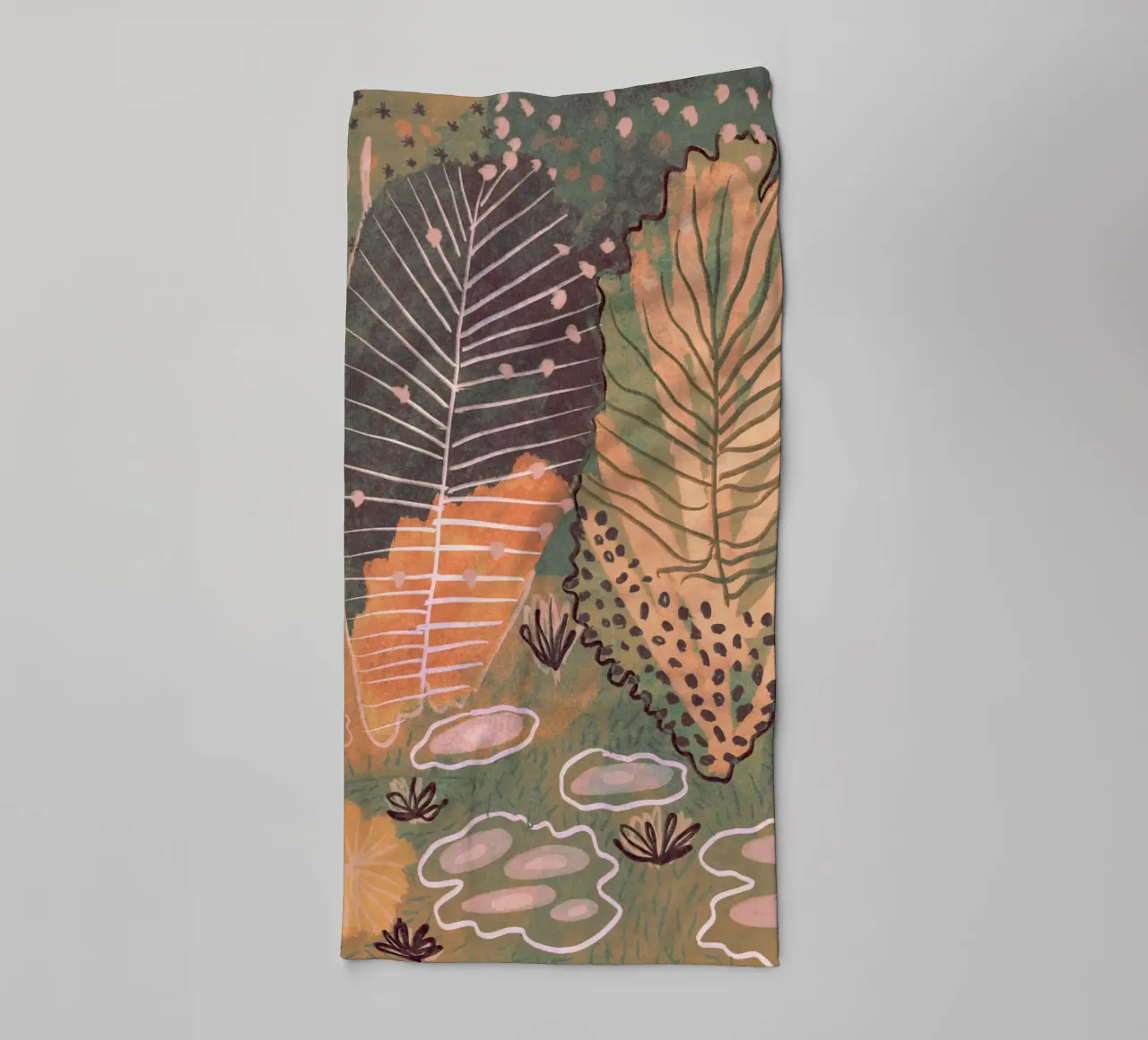 Magic Forest towel by Alisa Galitsyna