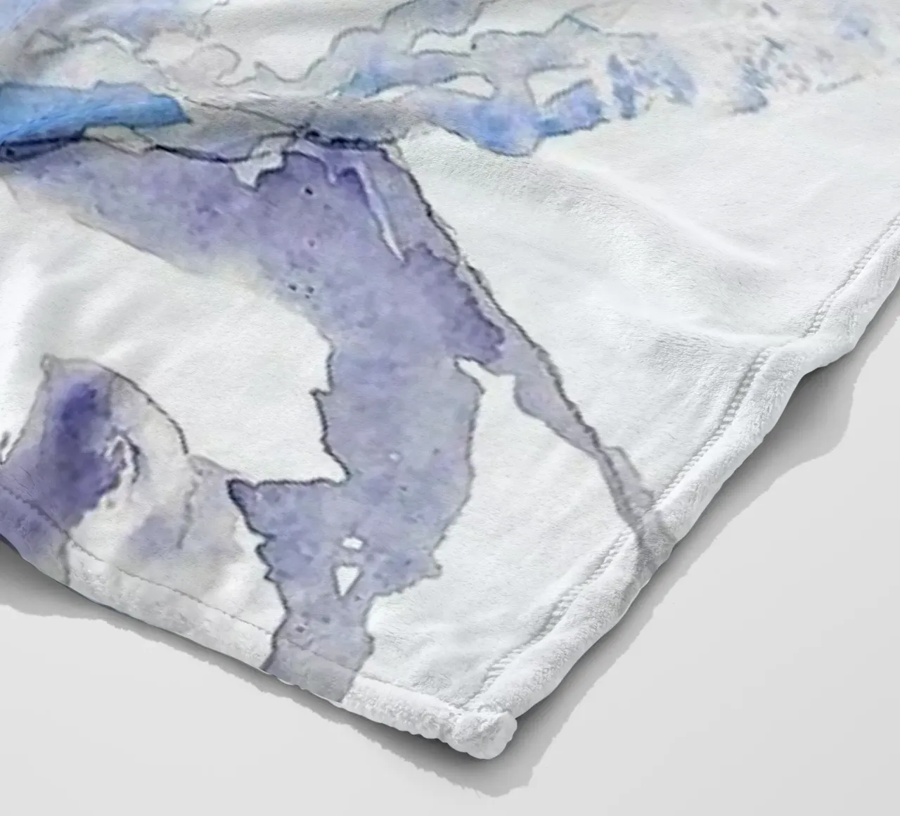 Blues coperta in pile da Larissa van der Laan