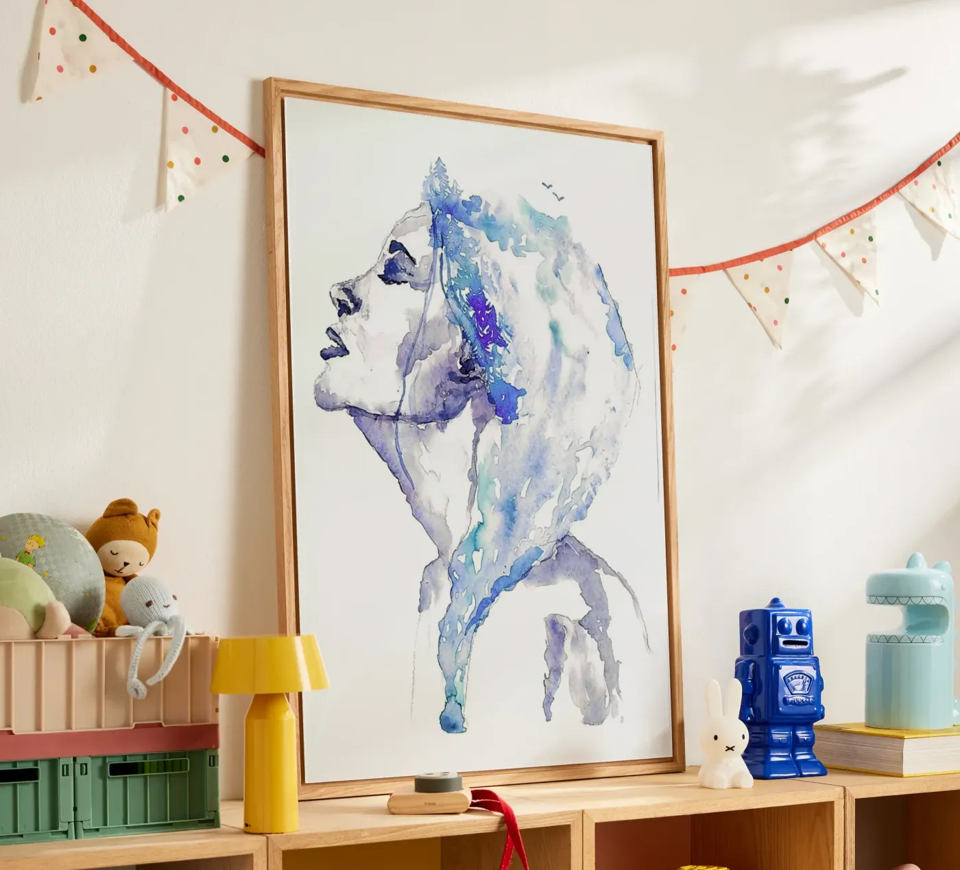 Blues plexiglass da Larissa van der Laan