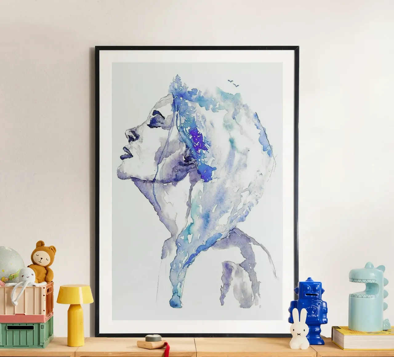 Blues poster da Larissa van der Laan