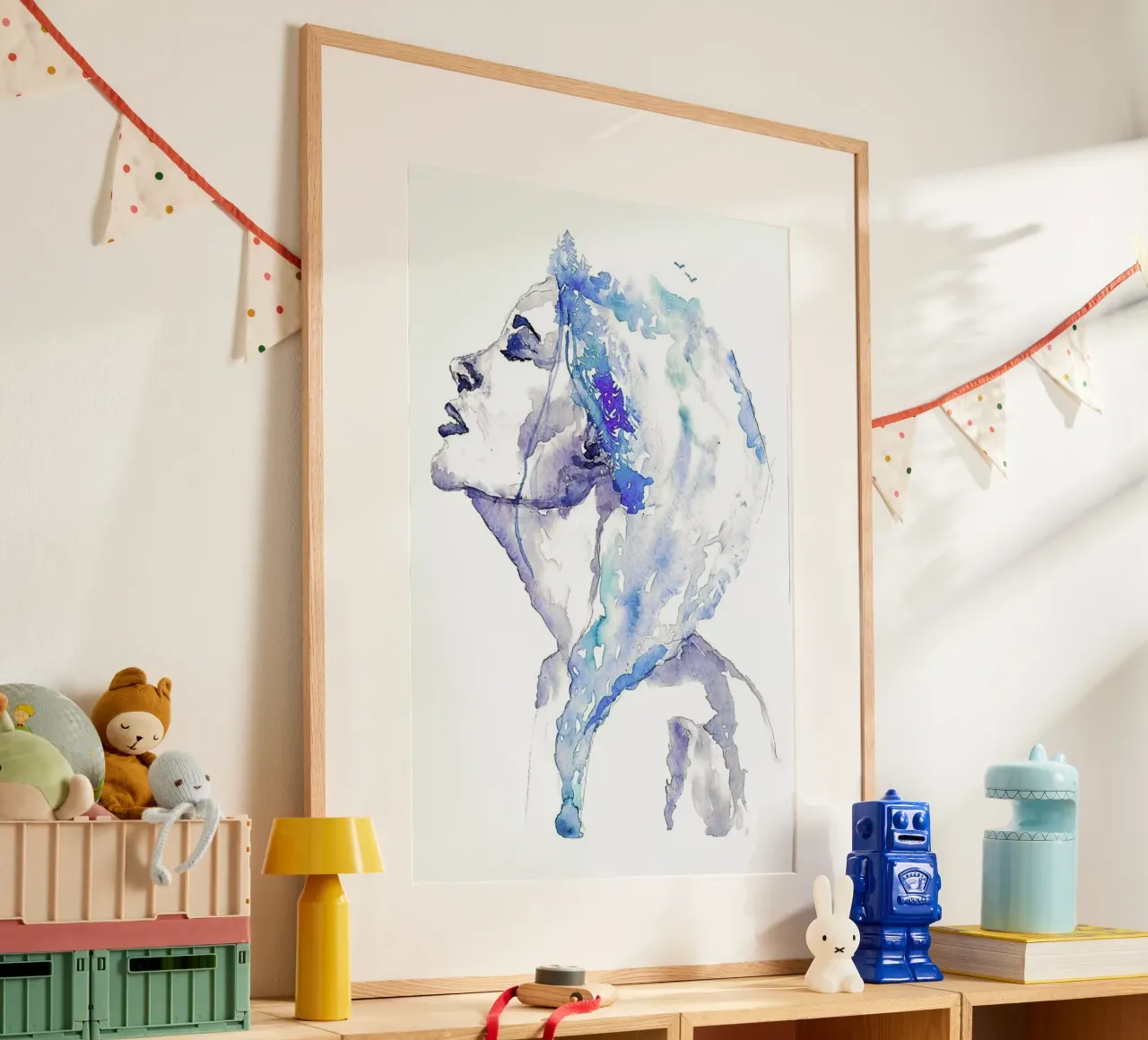 Blues poster da Larissa van der Laan