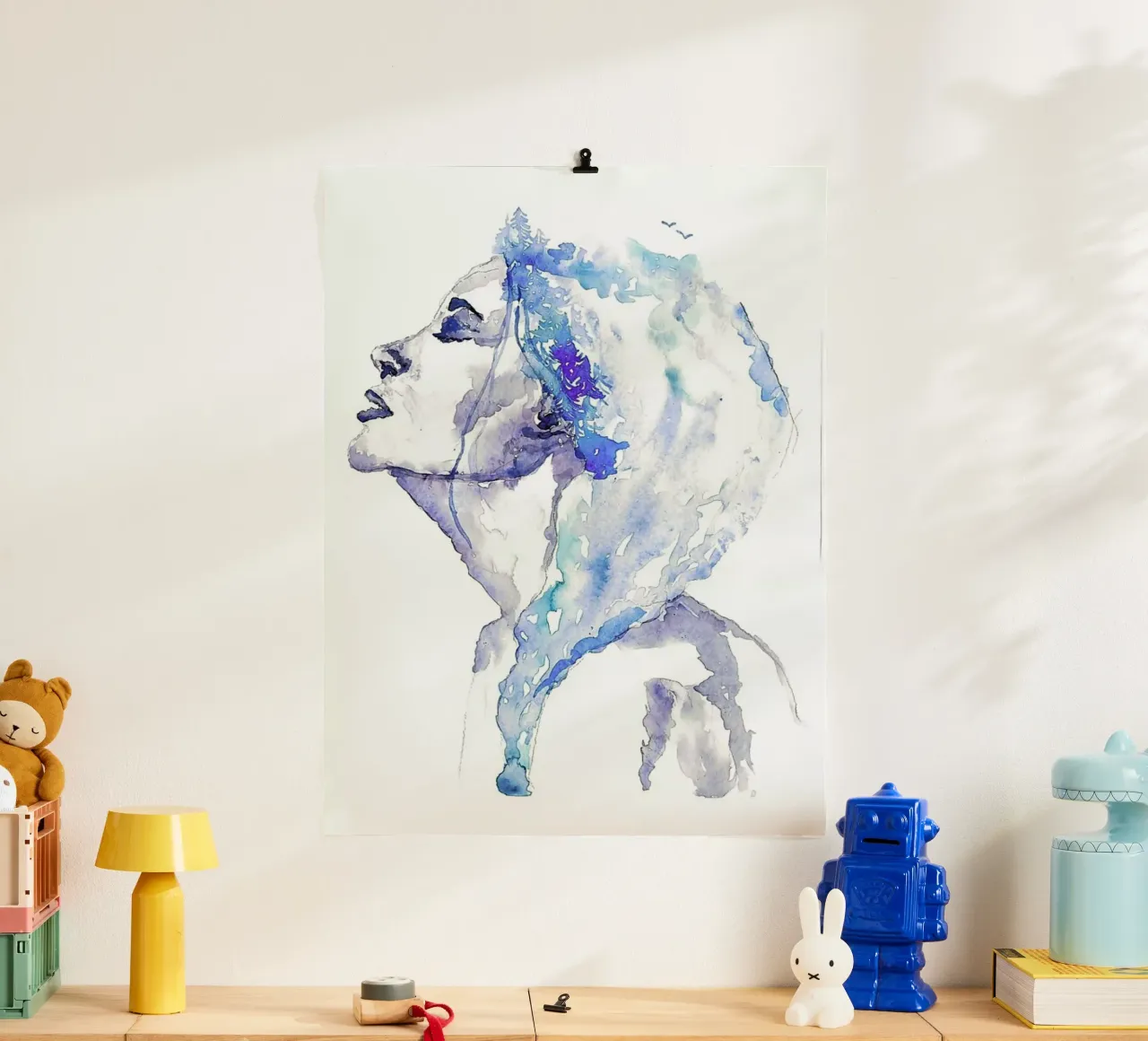 Blues poster da Larissa van der Laan