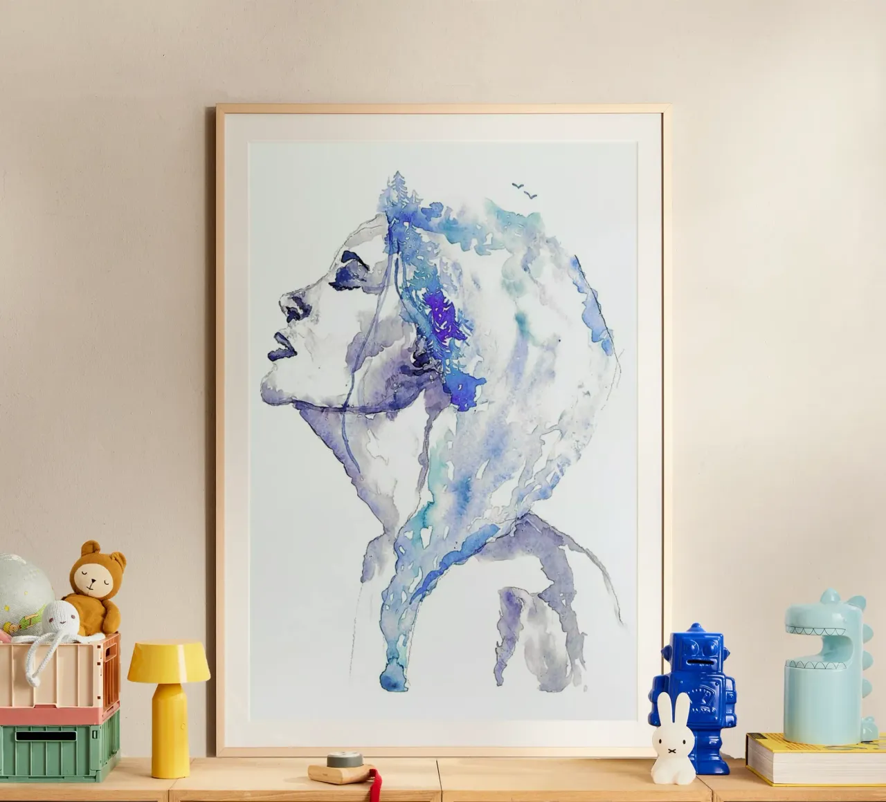 Blues poster da Larissa van der Laan