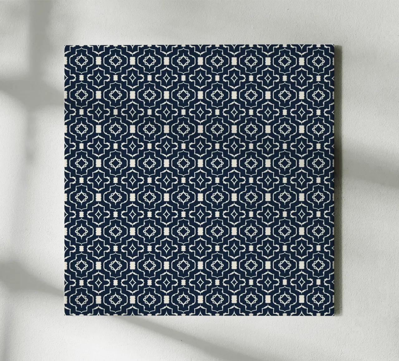Retro seamless boho pattern canvas by Little Dean