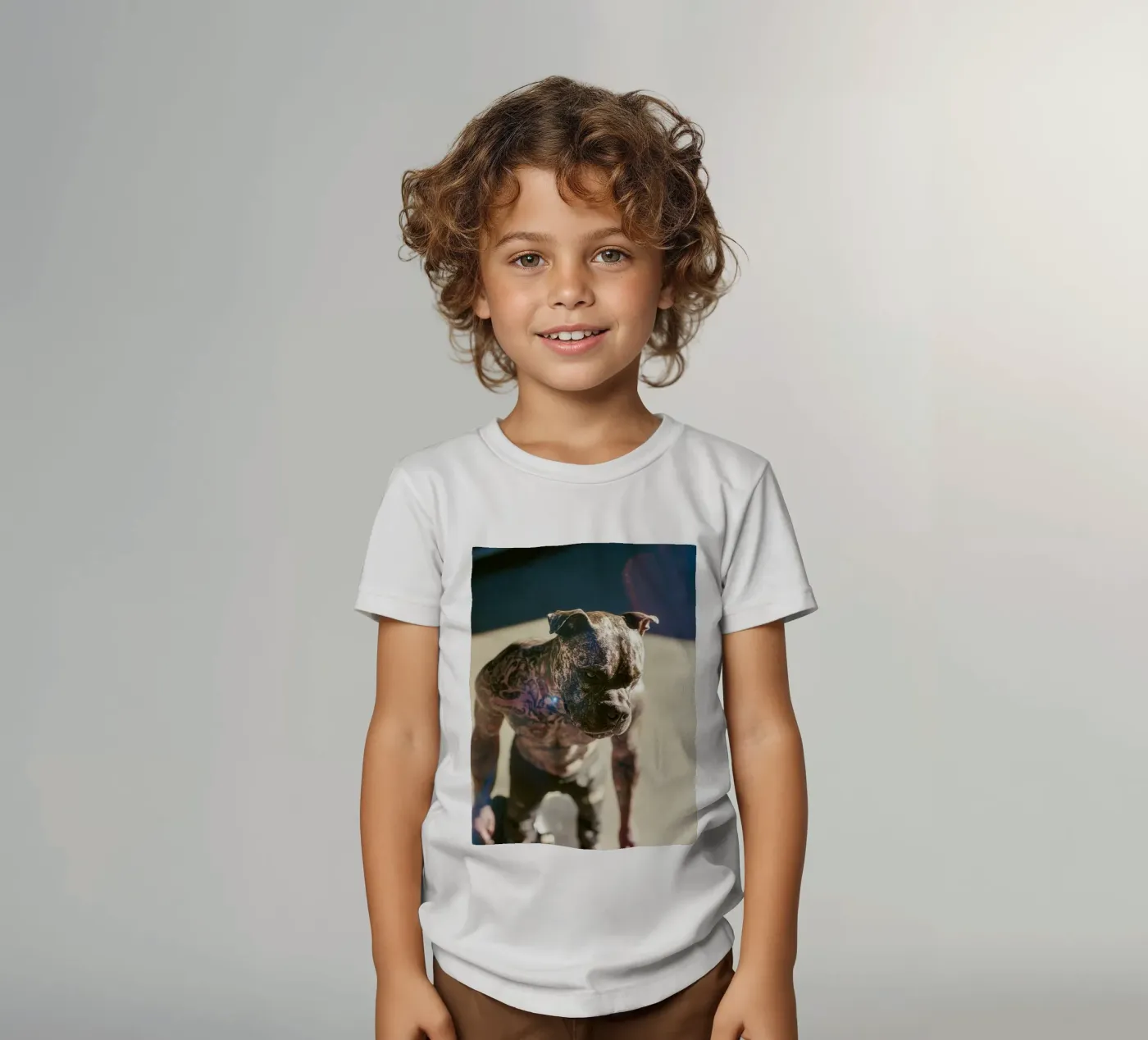 Bronx t-shirt bambini da Affiches Chien Originales – Dogland