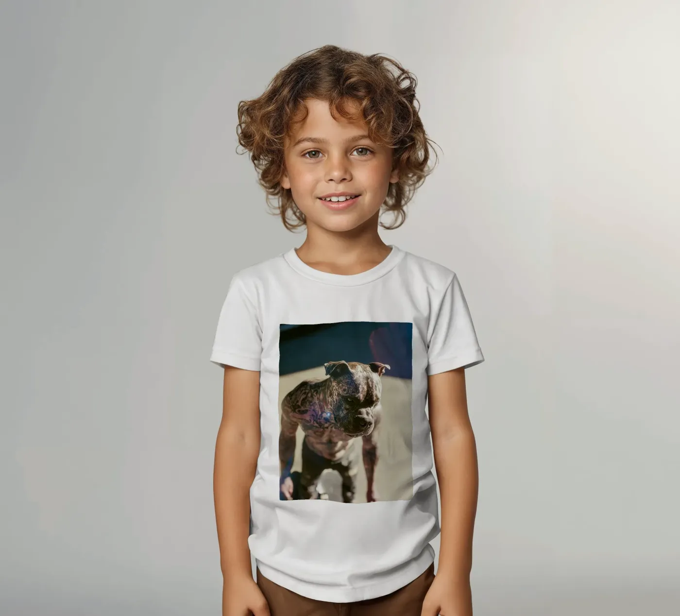 Bronx t-shirt bambini da Affiches Chien Originales – Dogland