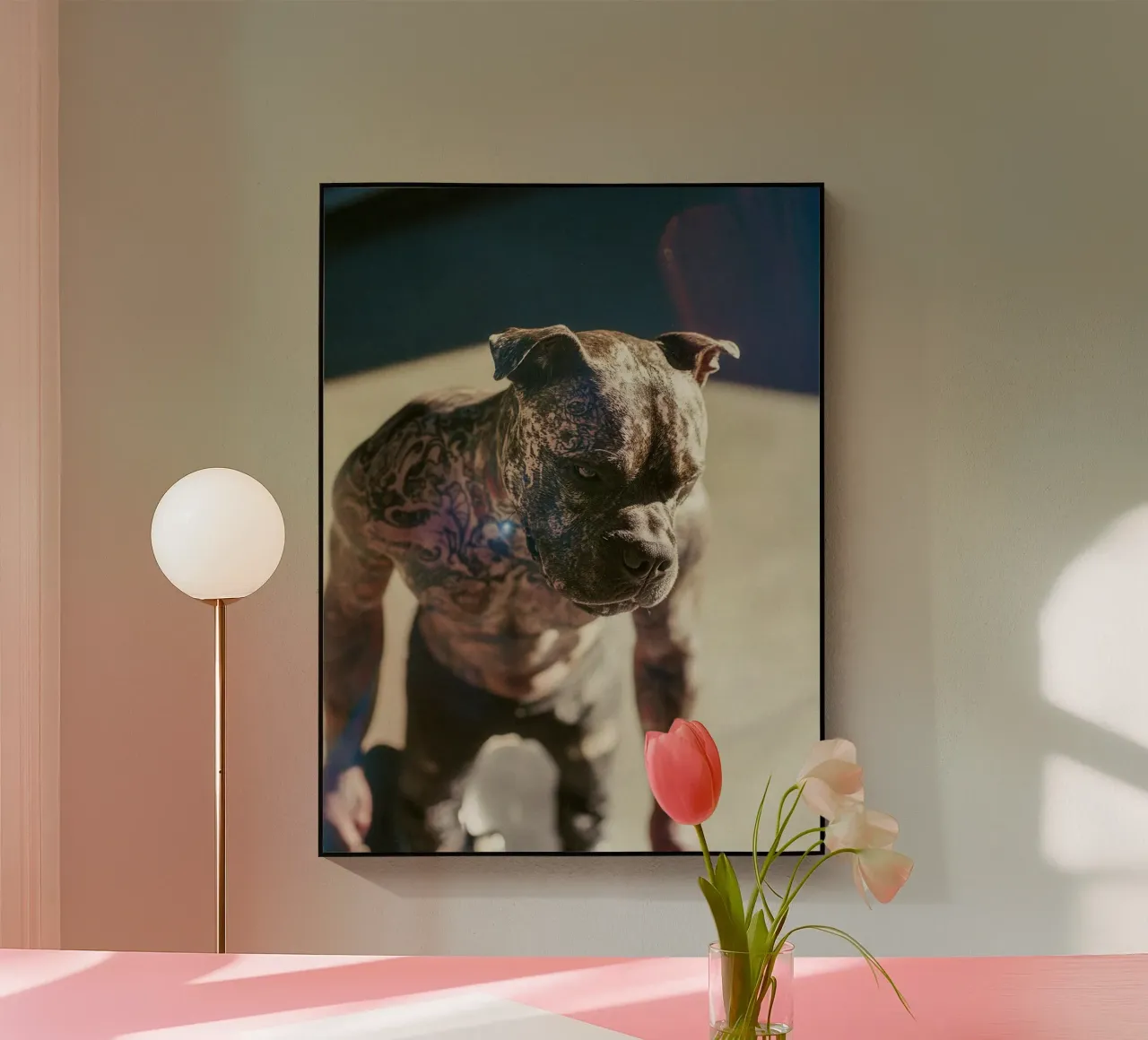 Bronx plexiglass da Affiches Chien Originales – Dogland